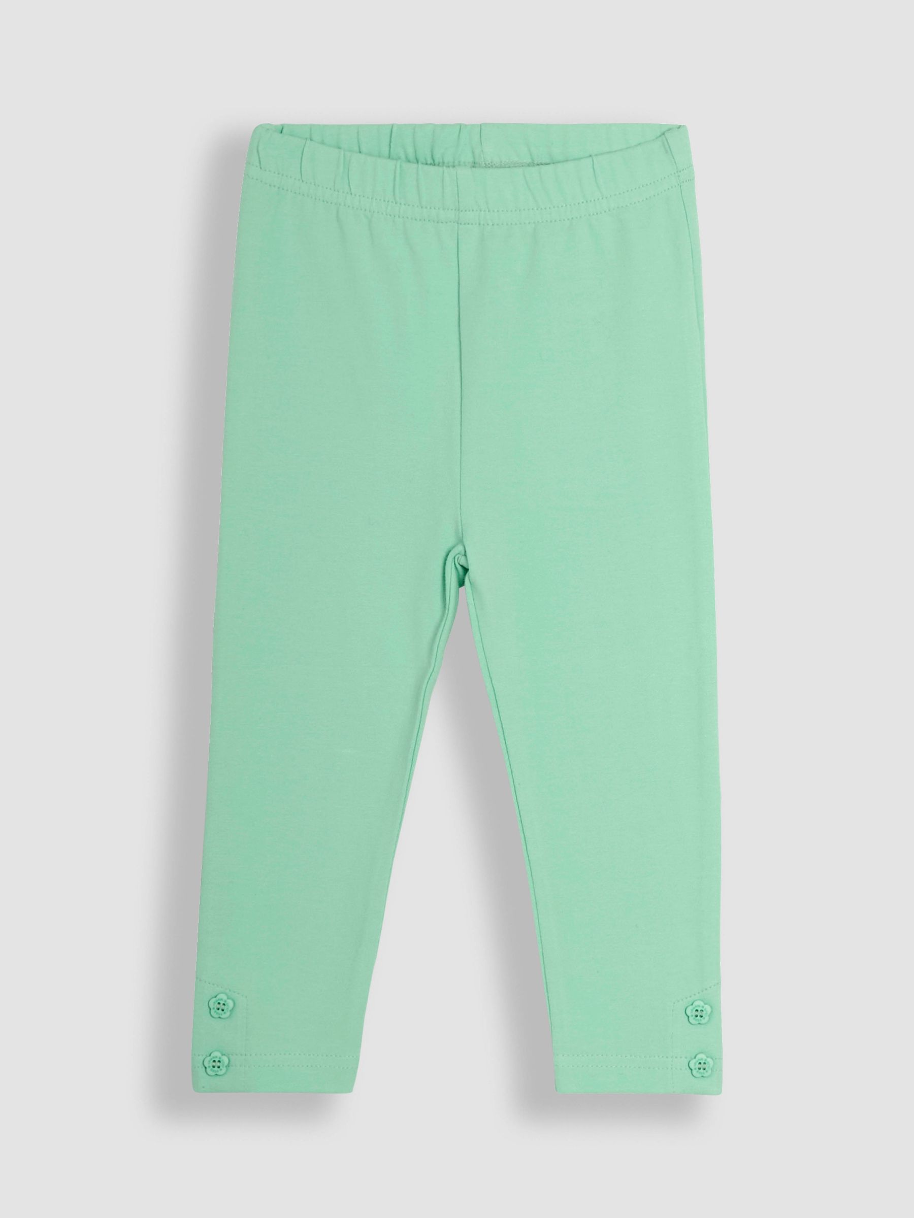 Mint Green Floral Leggings 2 Pack - Image 4 of 5