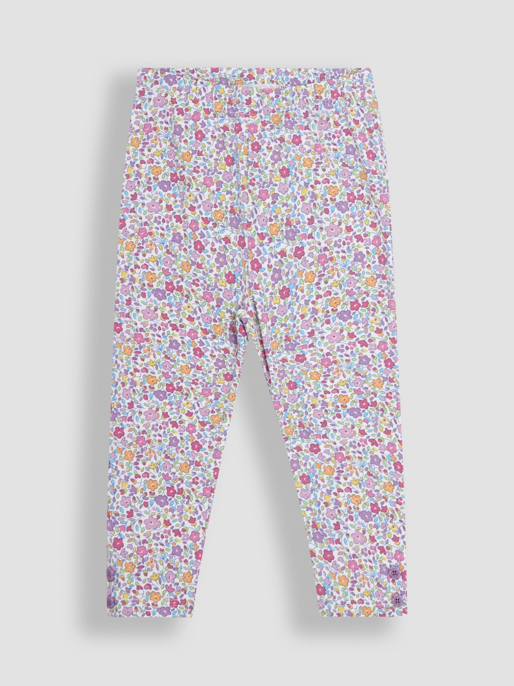 Lilac Purple Ditsy Floral Leggings 2 Pack - Image 2 of 5