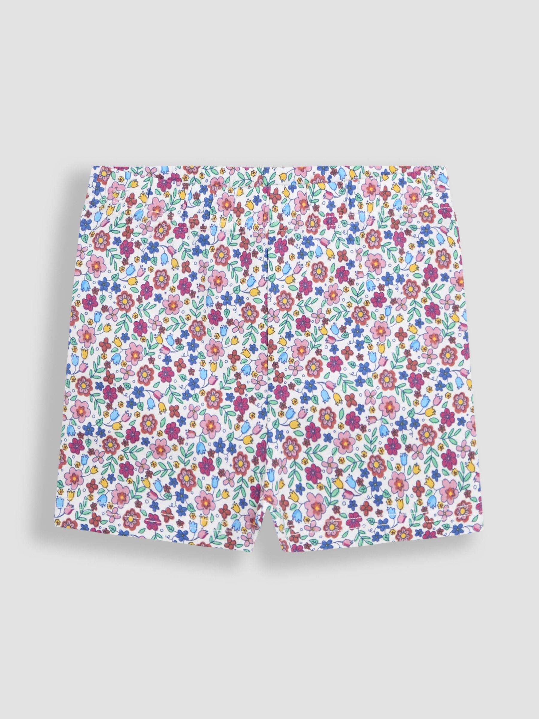 Fuchsia Pink Ditsy Floral Print Shorts 2 Pack - Image 4 of 5