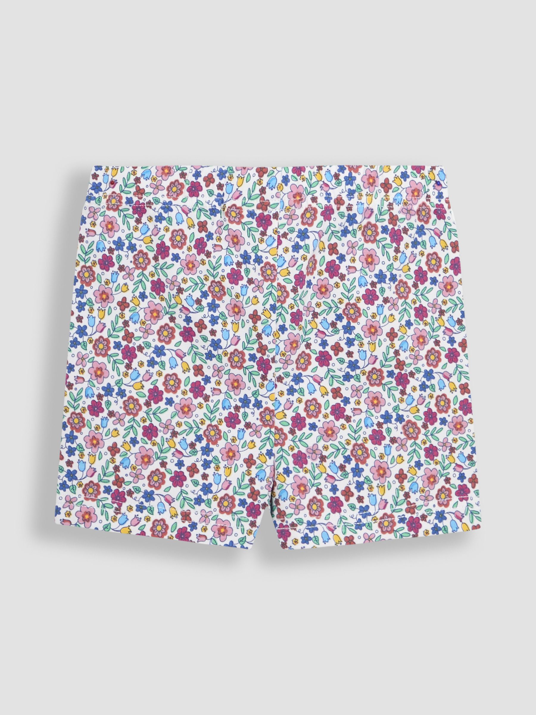 Fuchsia Pink Ditsy Floral Print Shorts 2 Pack - Image 5 of 5