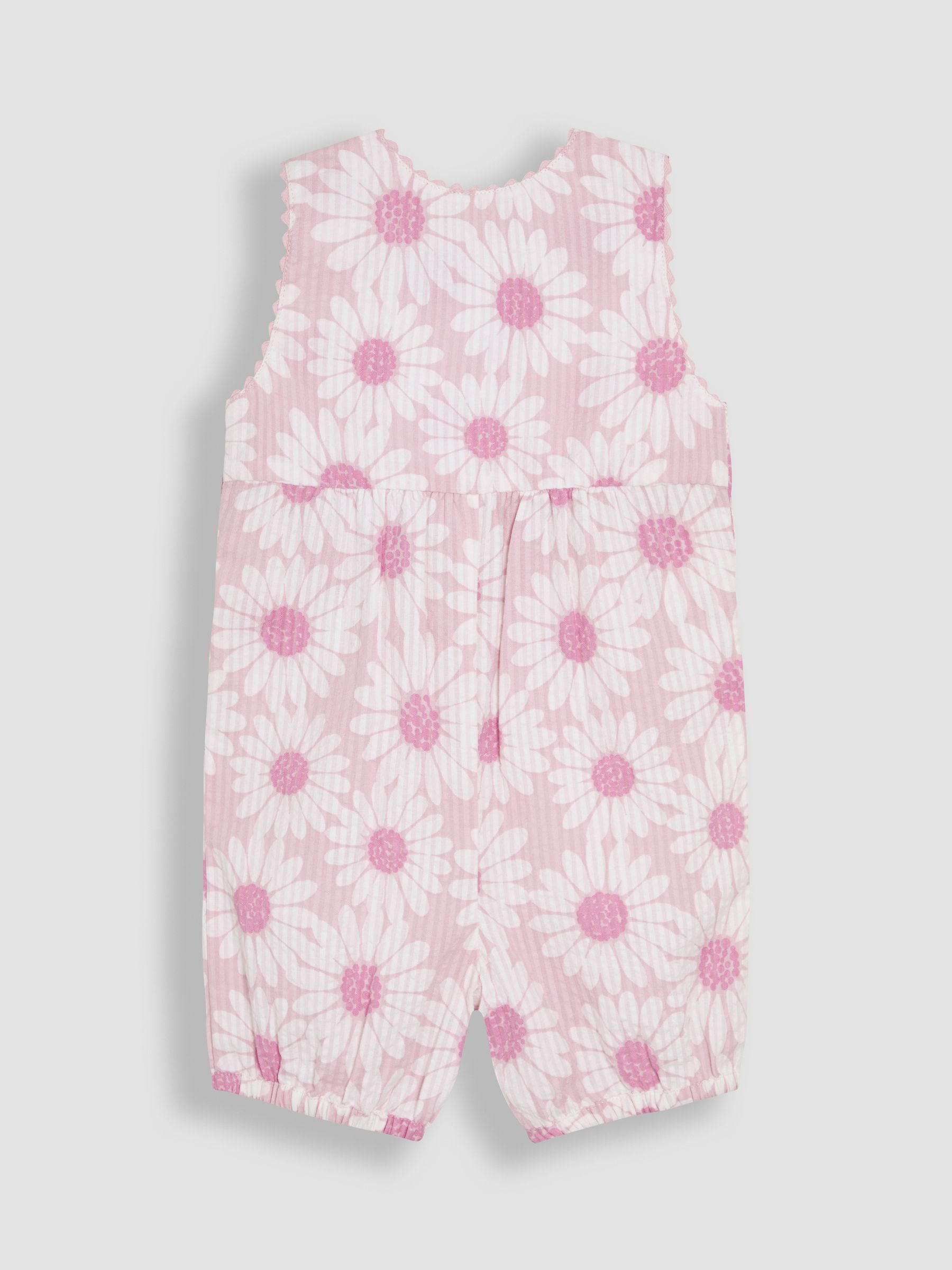 Pink Daisy Printed Dungarees - Image 2 of 3
