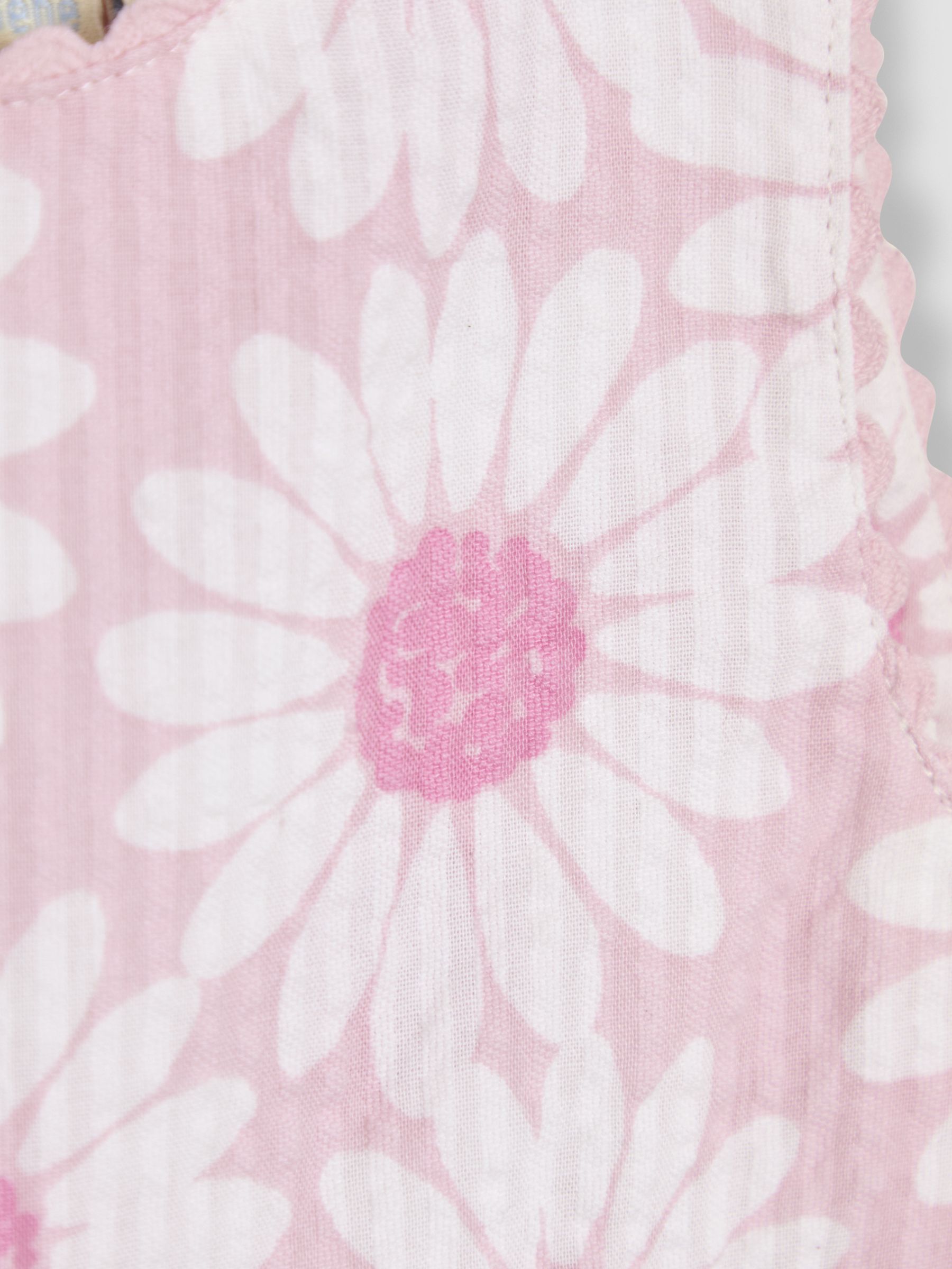 Pink Daisy Printed Dungarees - Image 3 of 3