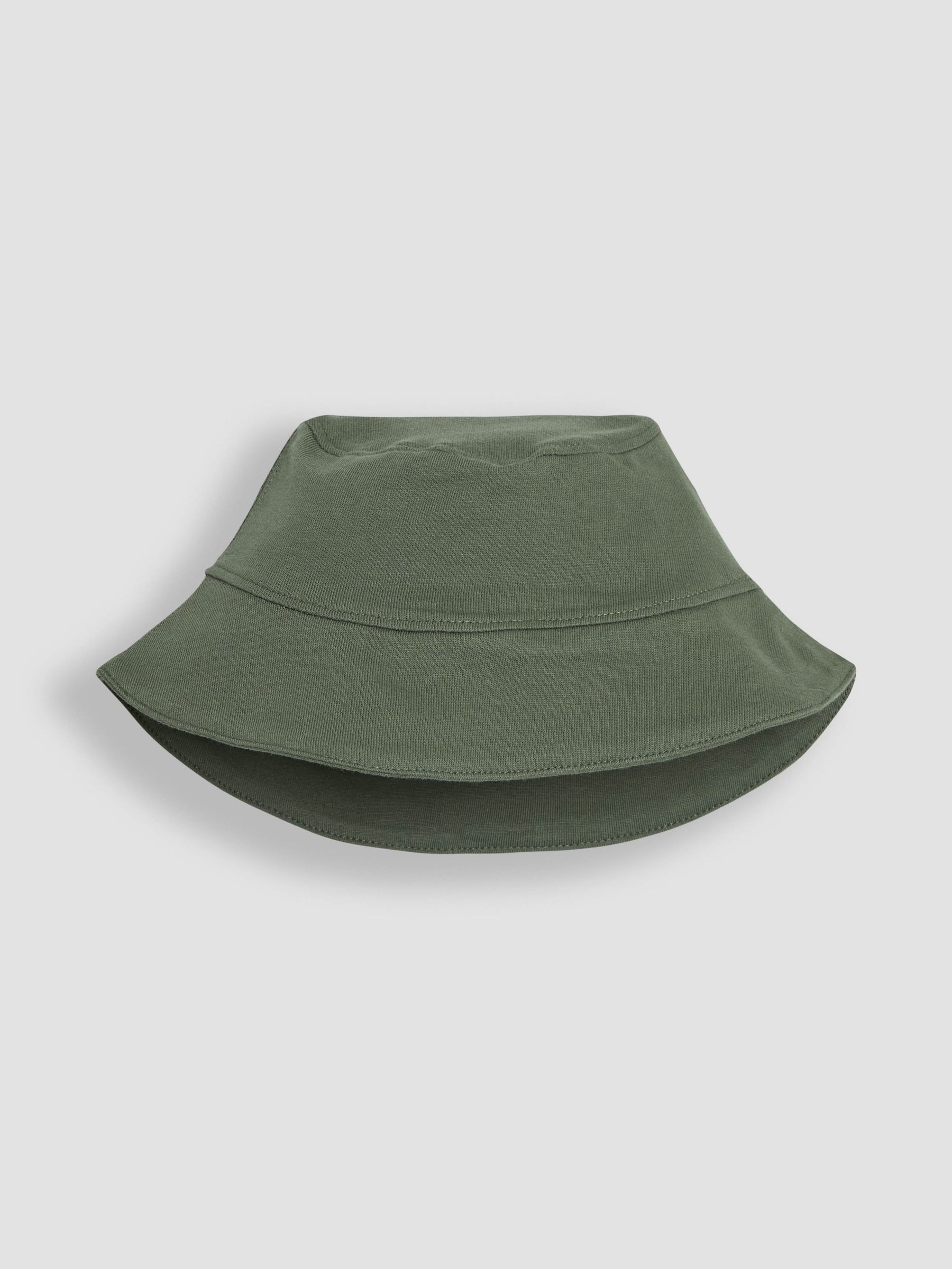 Khaki 3-Piece Cargo 100% Cotton Dungarees & T-Shirt Set with Hat - Image 6 of 7