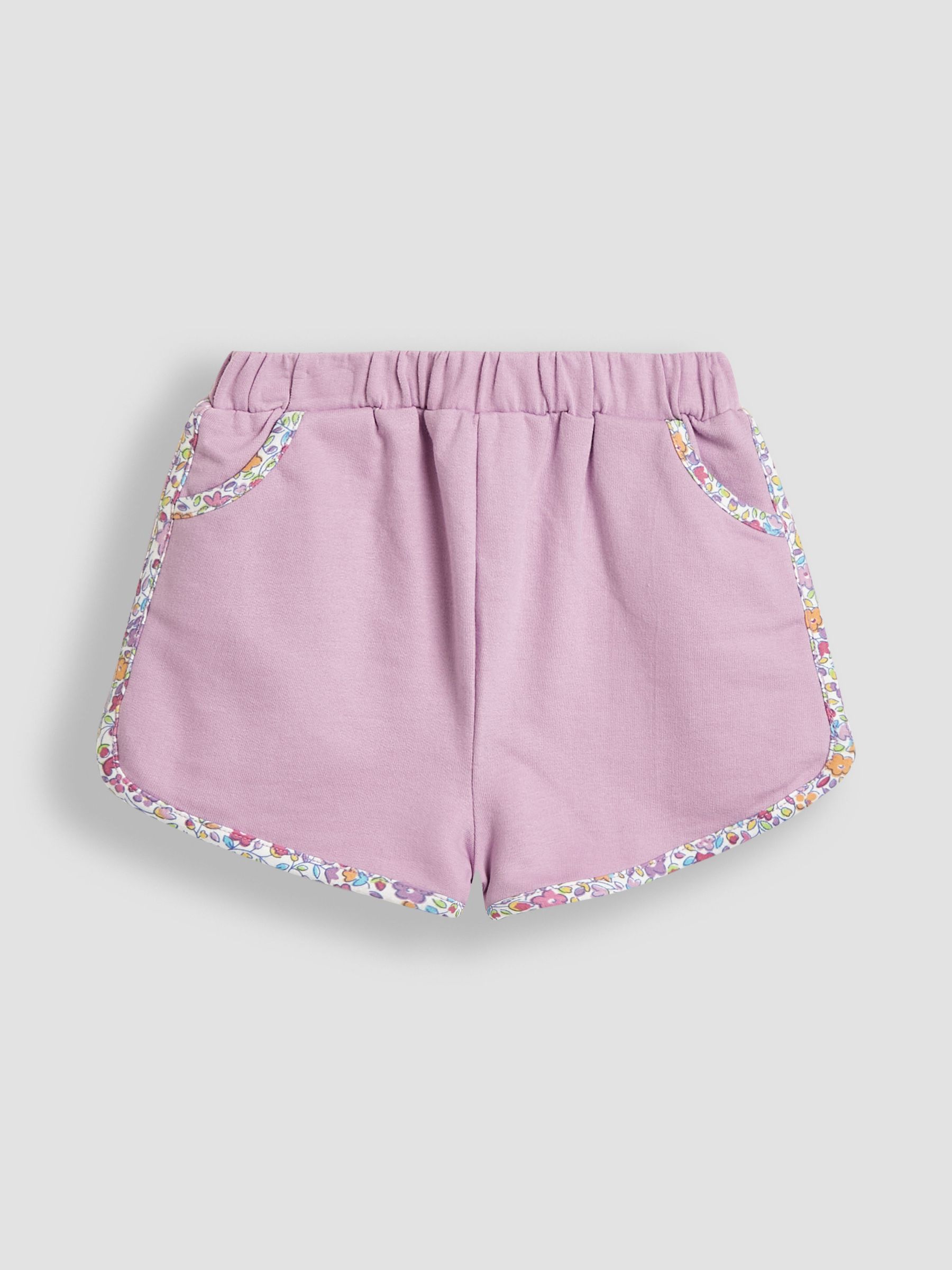 Lilac Purple Ditsy Floral 2 Pack Sporty Shorts - Image 2 of 5