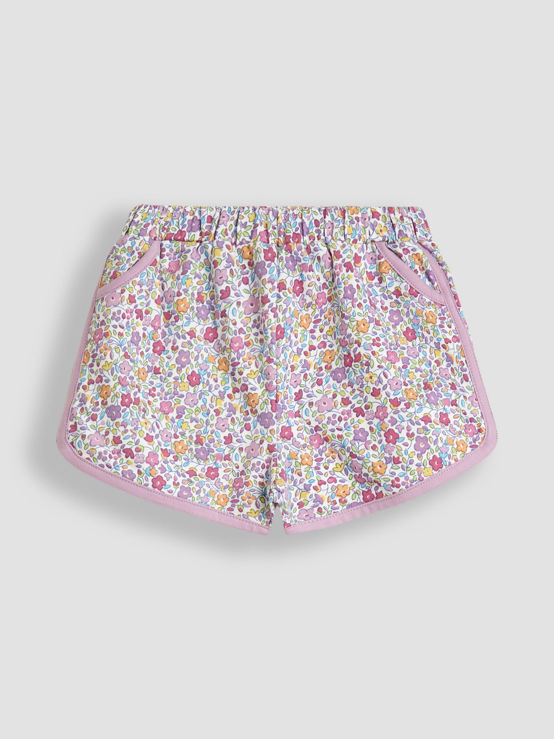 Lilac Purple Ditsy Floral 2 Pack Sporty Shorts - Image 3 of 5