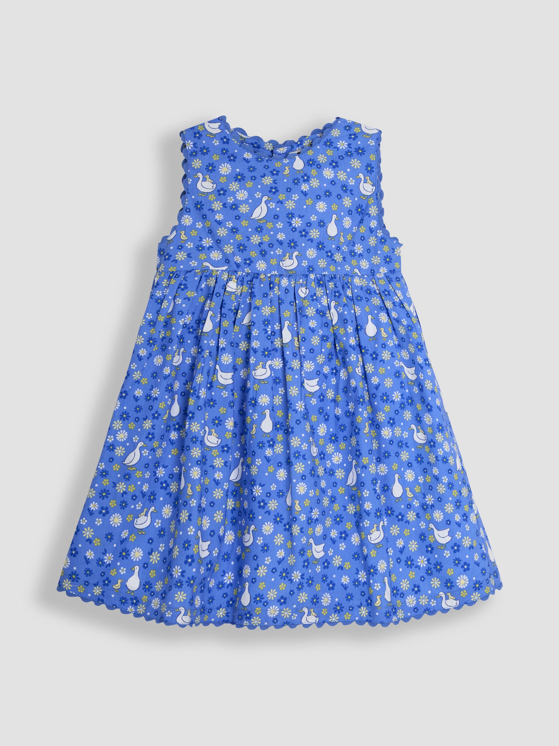 Blue Duck Floral Printed Summer 100% Cotton Dress - Image 1 of 3