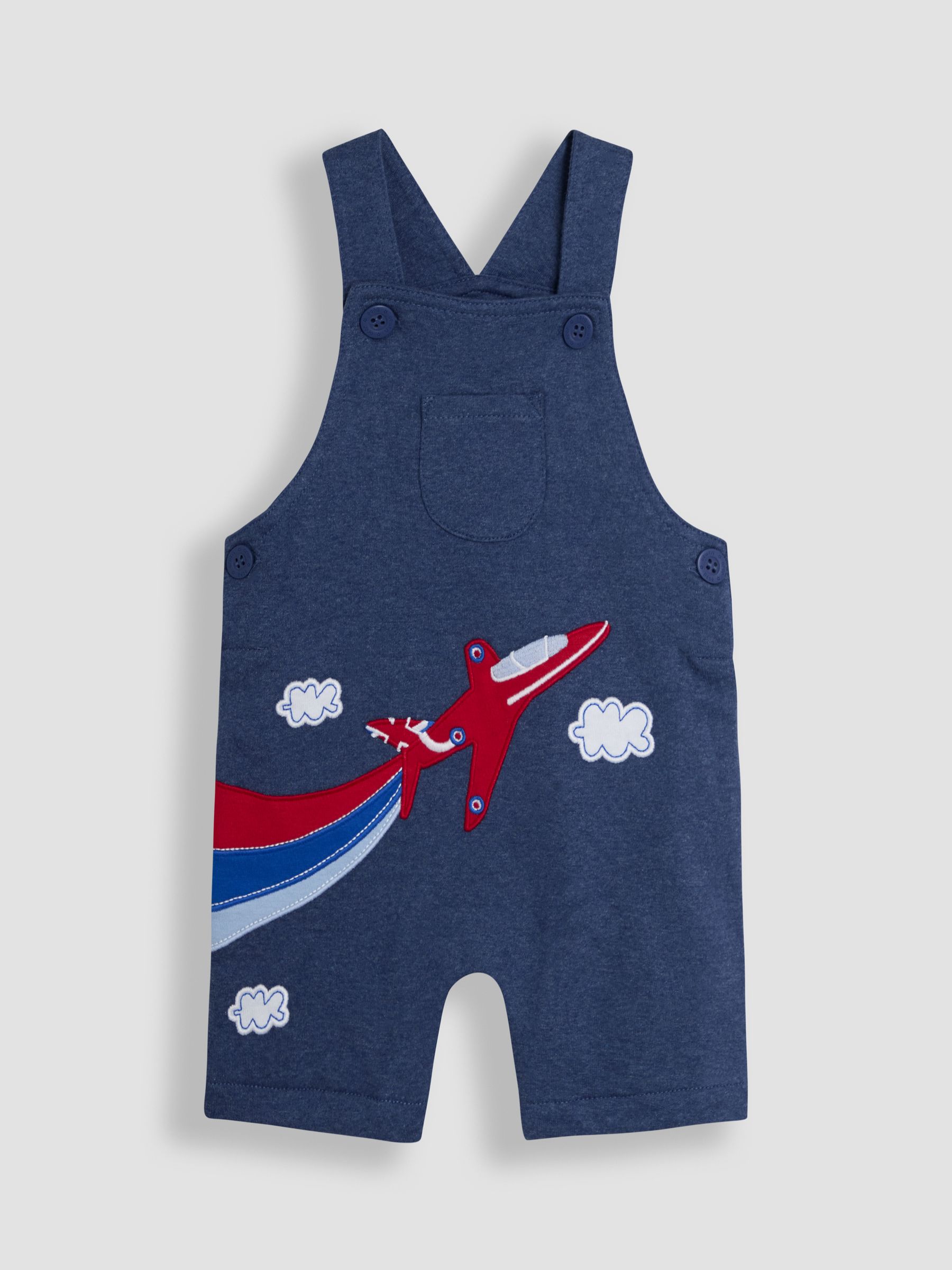 Blue 100% Cotton Arrows Dungarees & T-Shirt Set 2 Piece - Image 2 of 6