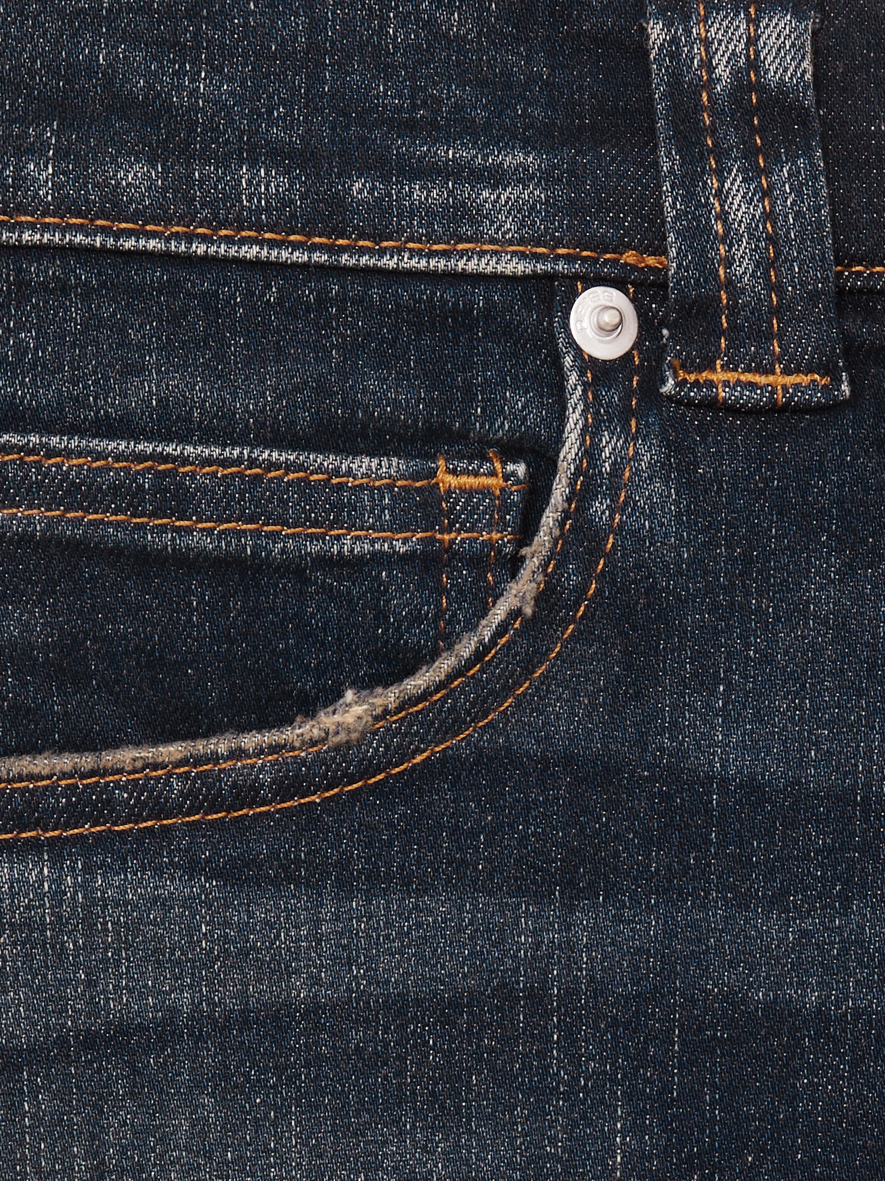 Denim Culotte Jeans in Dark Blue - Image 7 of 7