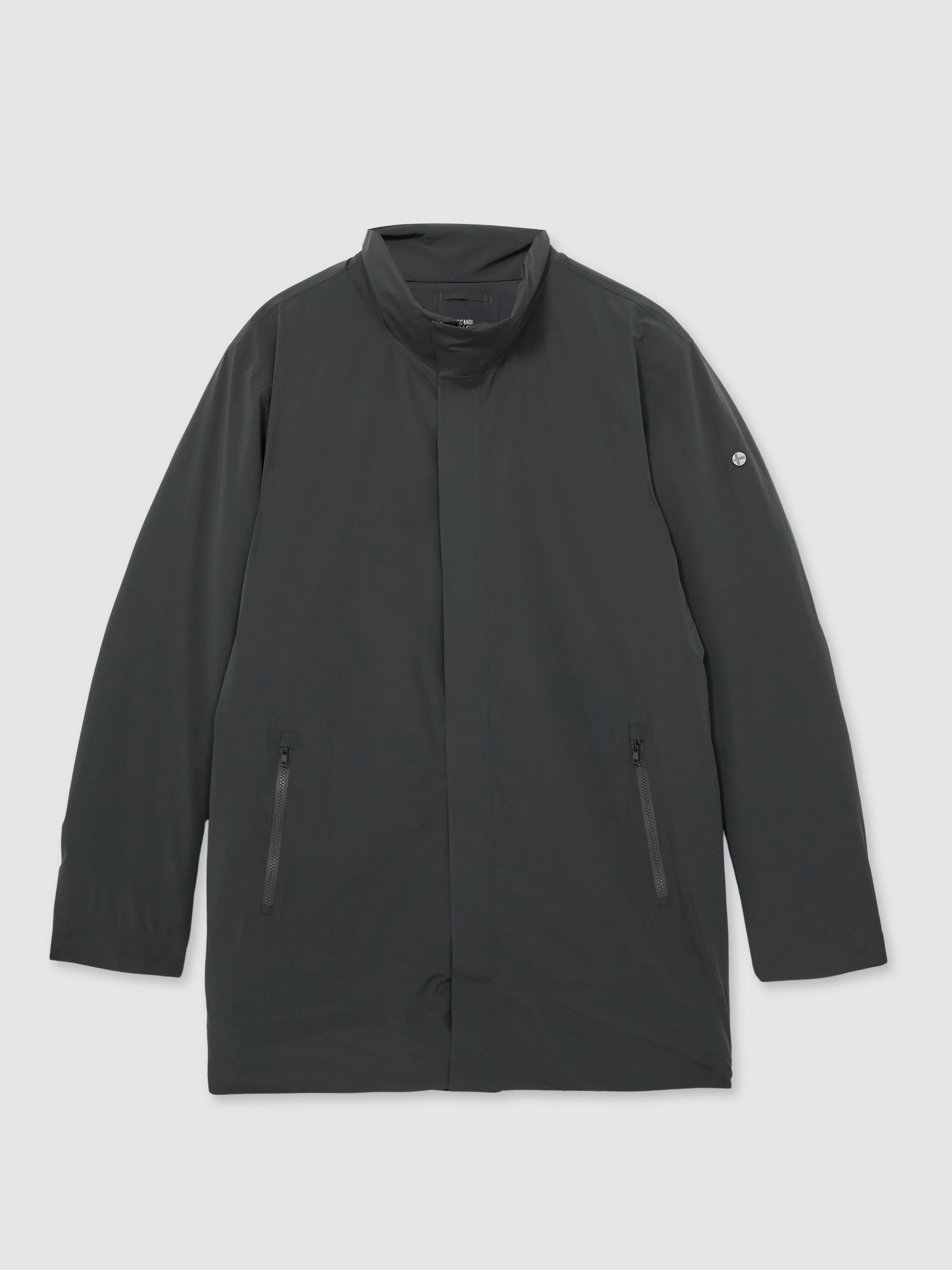 Scandinavian Edition Padded Wool Parka in Dark Olive - Image 2 of 7