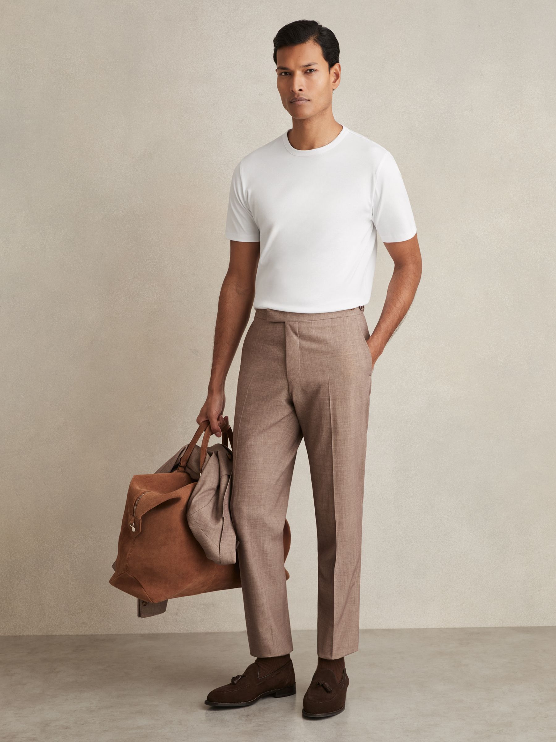 Air-Water Cotton Tailored-Fit T-Shirt in White - image 3