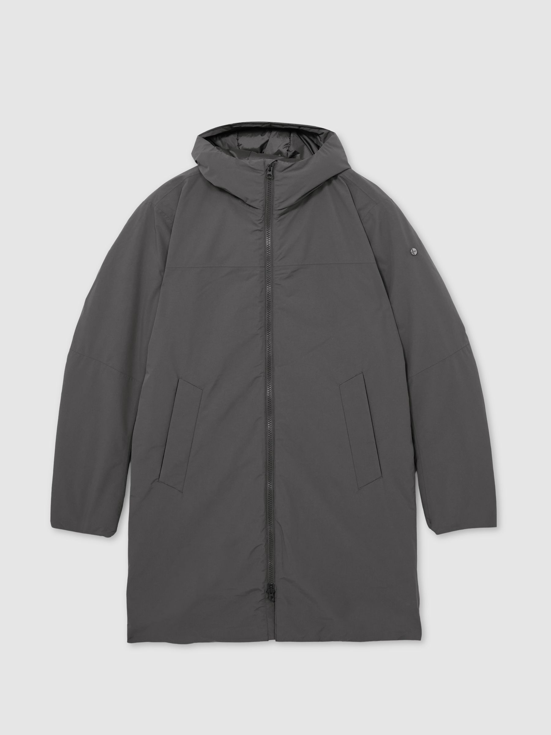 Scandinavian Edition Hooded Padded Parka in Dark Olive - Image 2 of 6