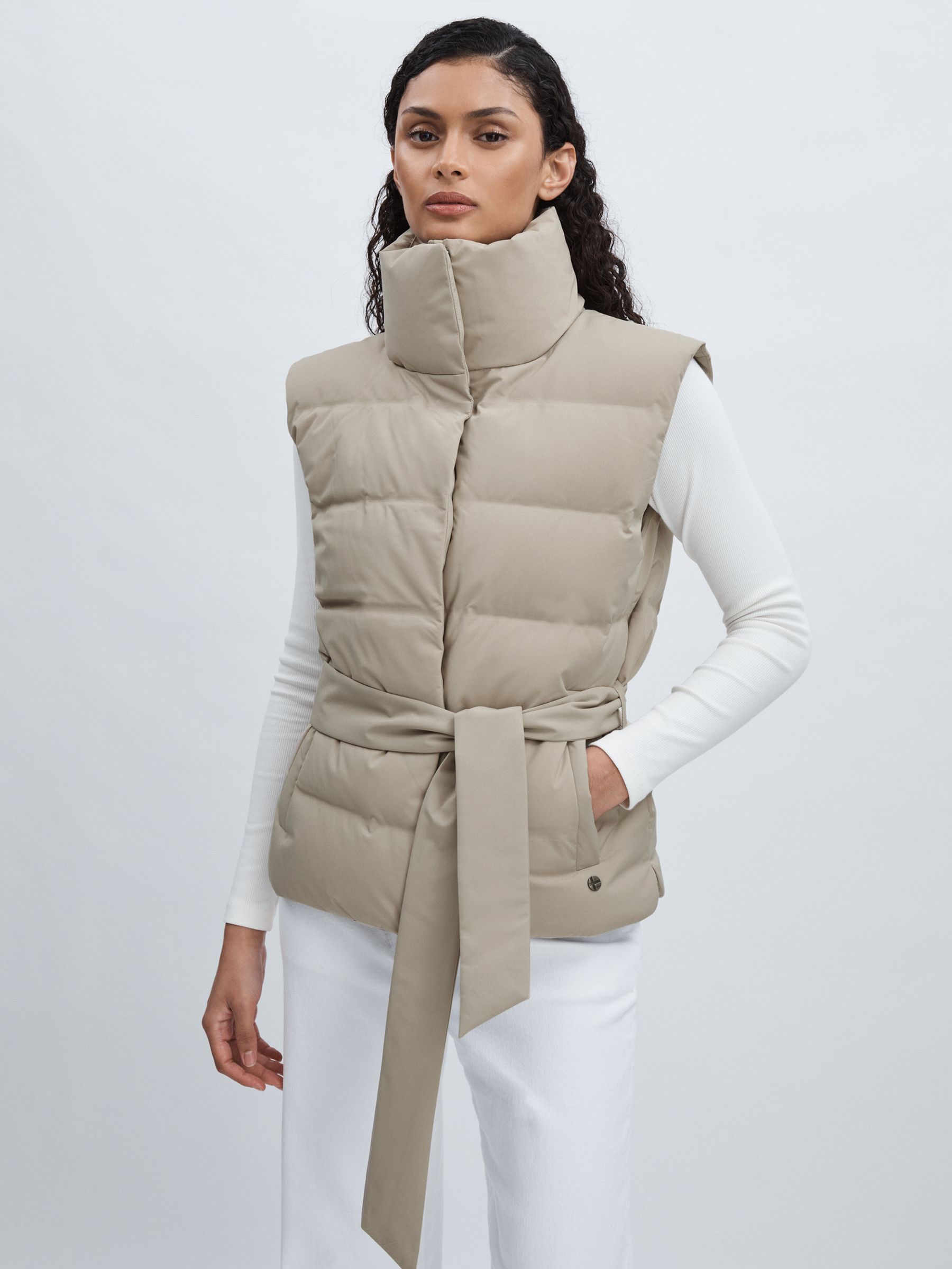 Scandinavian Edition Padded Gilet in Khaki - Image 1 of 6