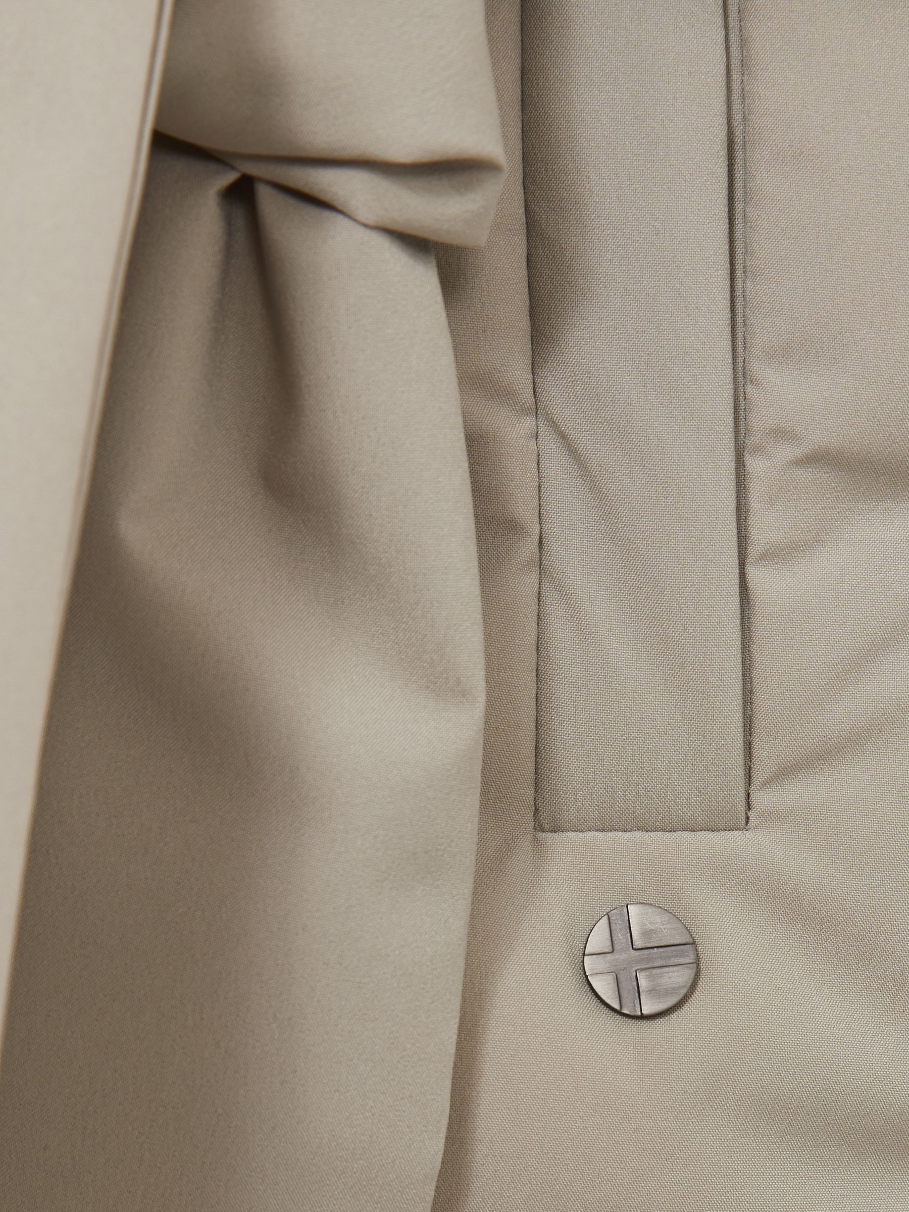 Scandinavian Edition Padded Gilet in Khaki - Image 6 of 6