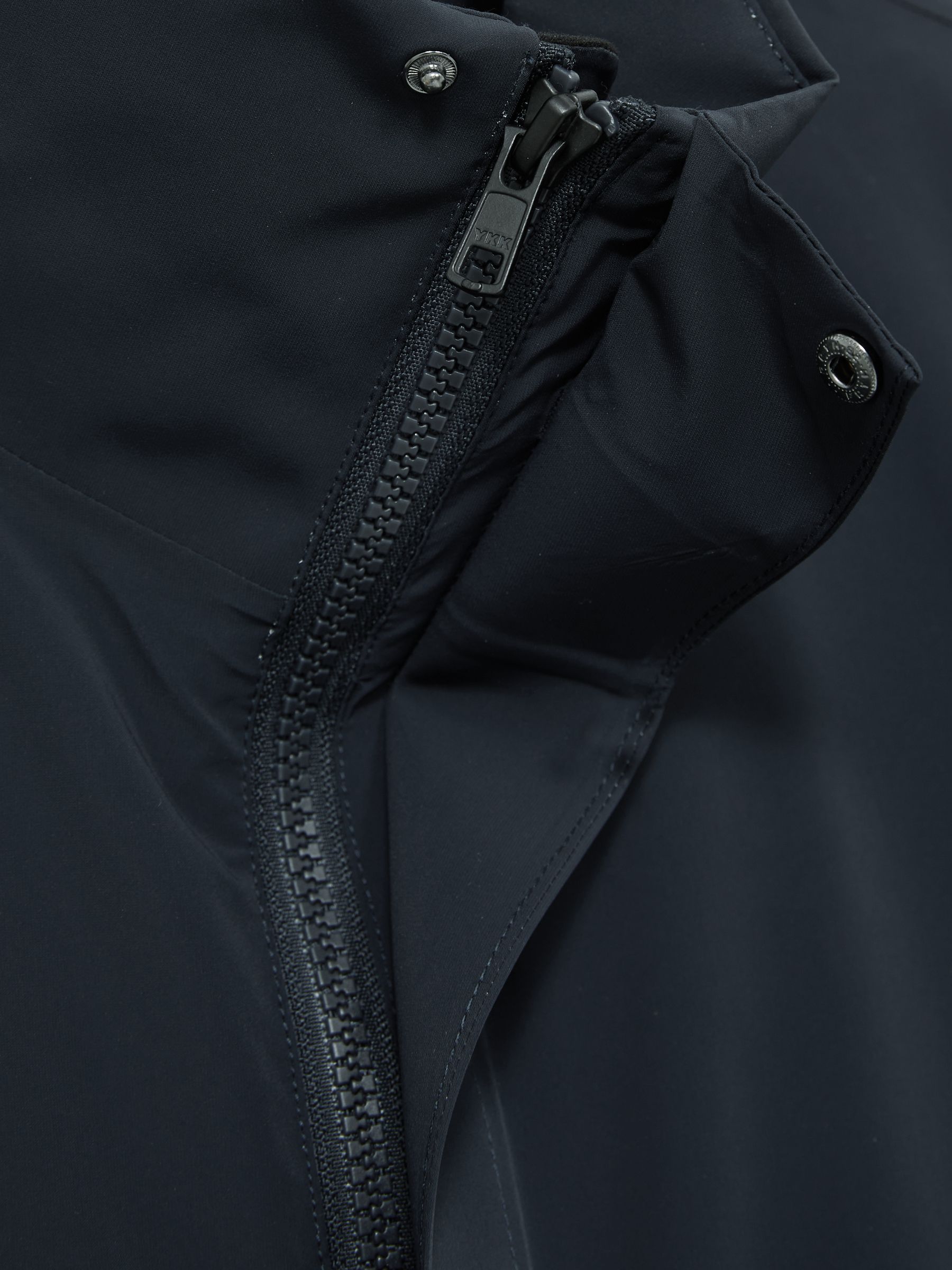 Scandinavian Edition Padded Wool Parka in Dark Blue - Image 8 of 8