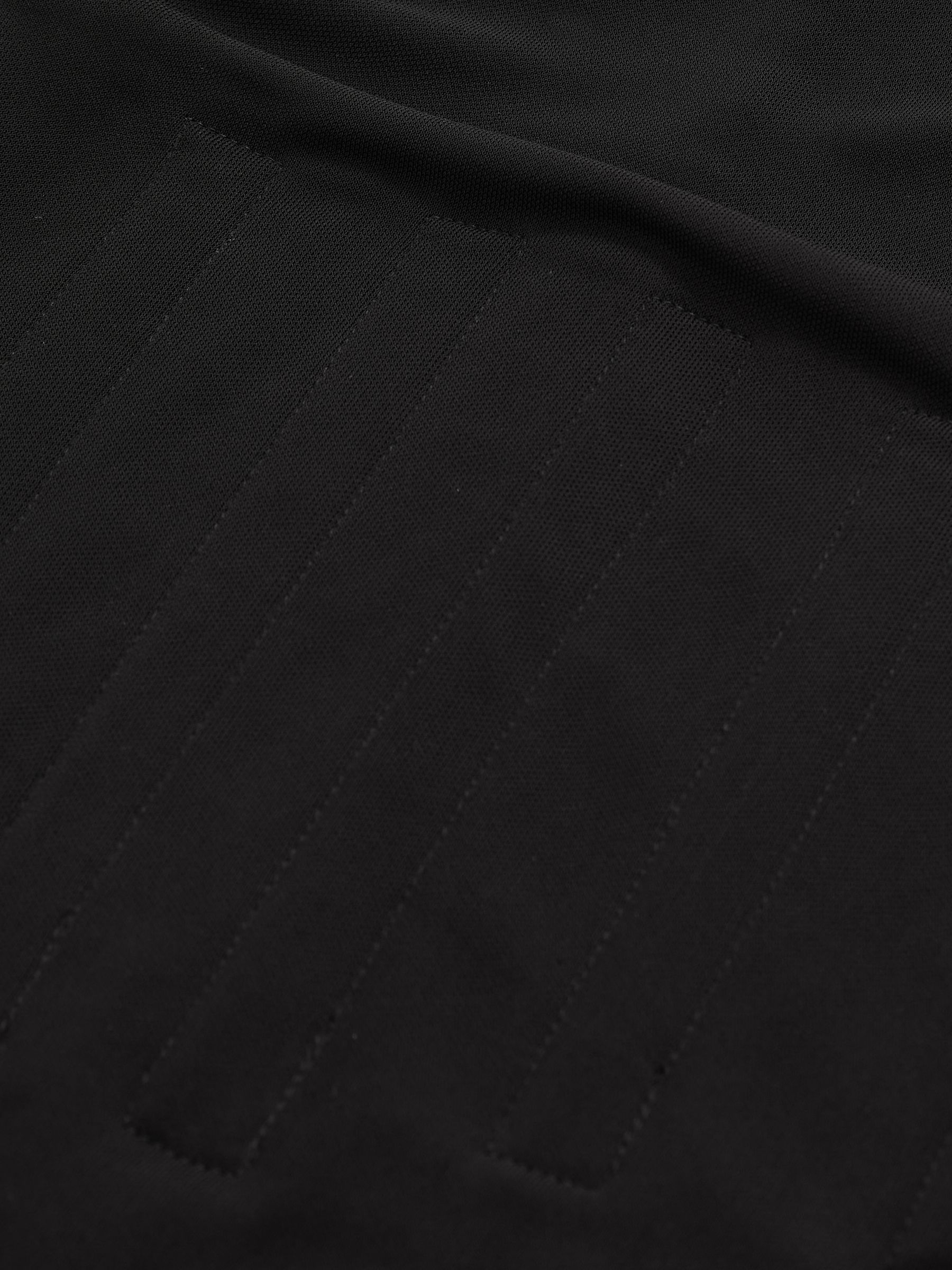 Corset Jersey Mini Dress in Black - Image 6 of 6
