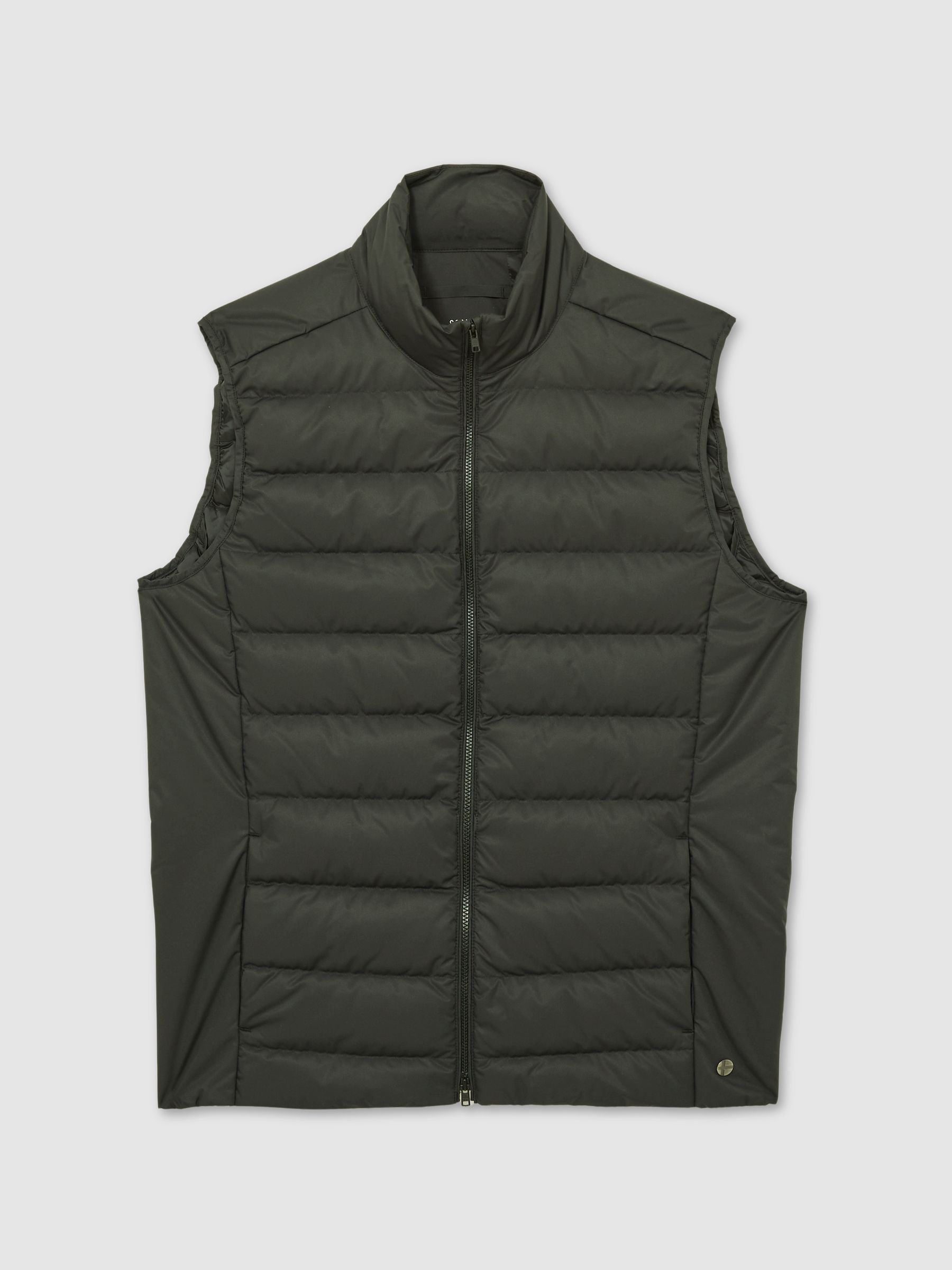 Scandinavian Edition Padded Down Gilet in Dark Grey - Image 2 of 6