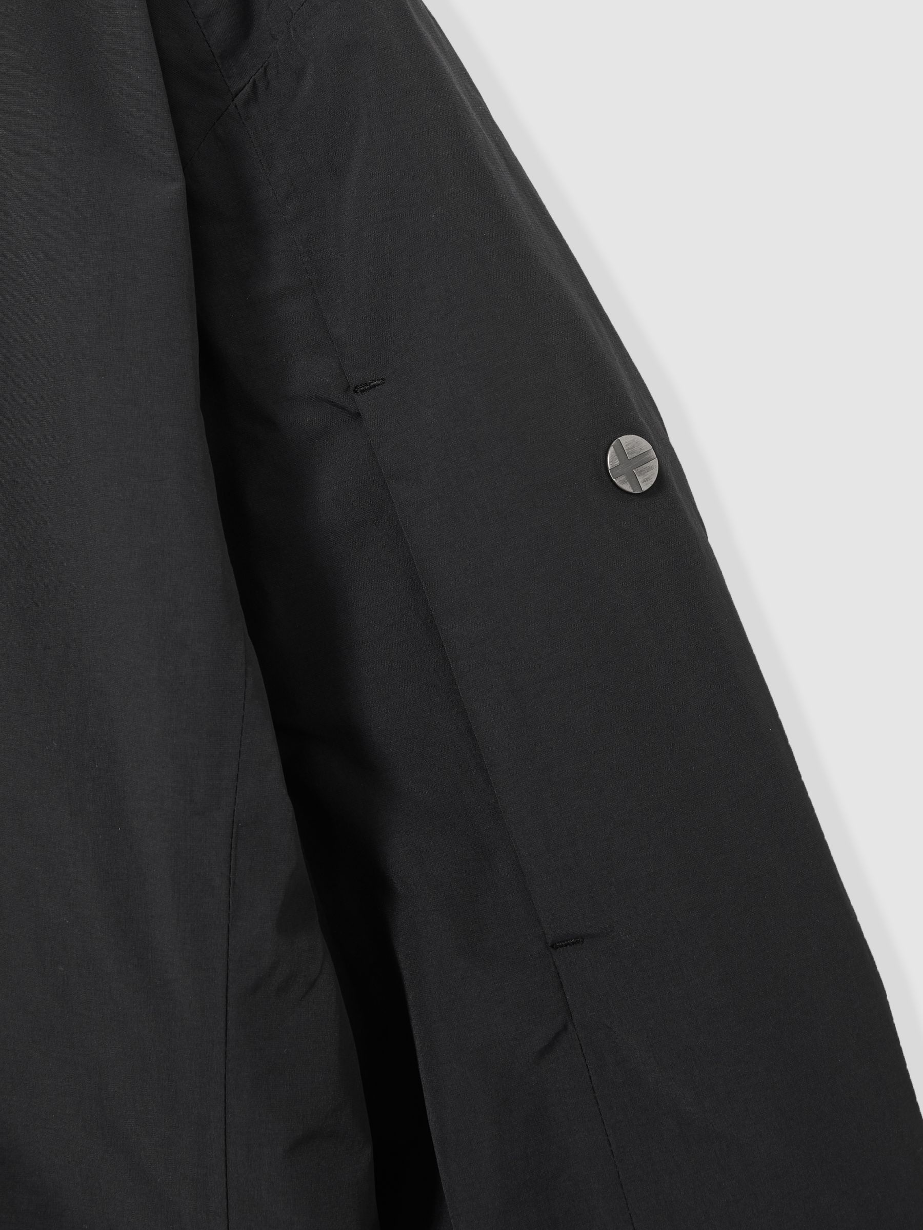 Scandinavian Edition Hooded Down Parka in Black - Image 6 of 7