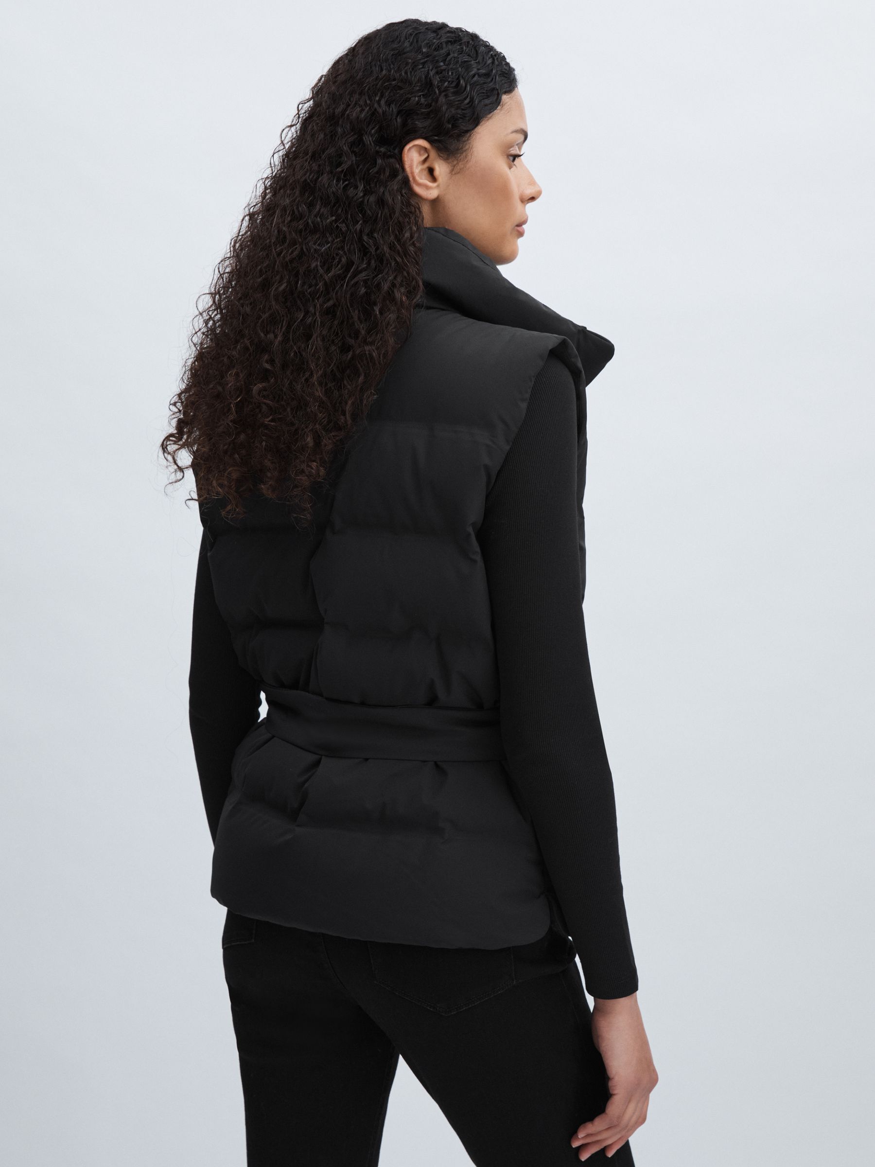 Scandinavian Edition Padded Gilet in Black - Image 4 of 6