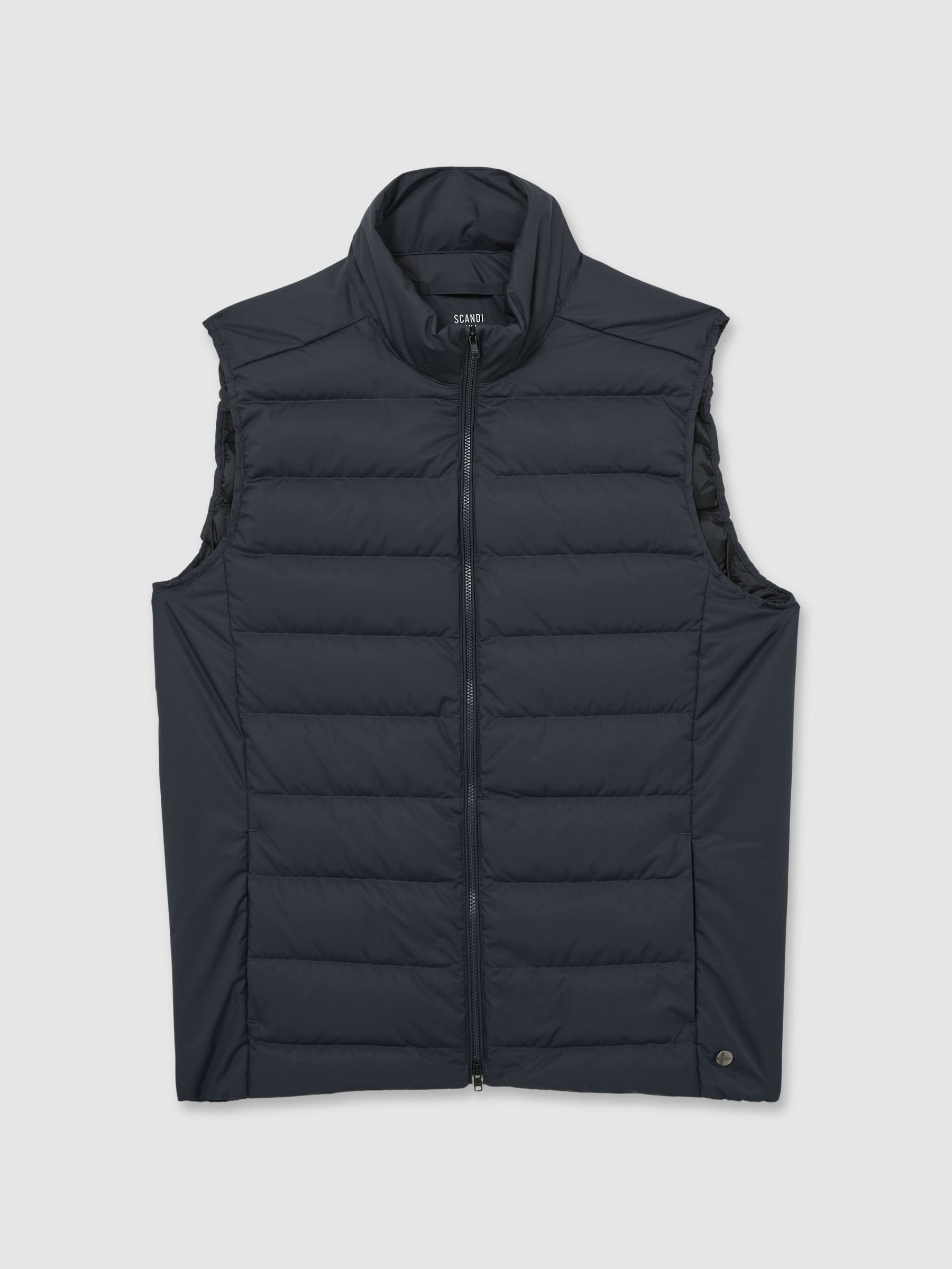Scandinavian Edition Padded Down Gilet in Dark Blue - Image 2 of 7