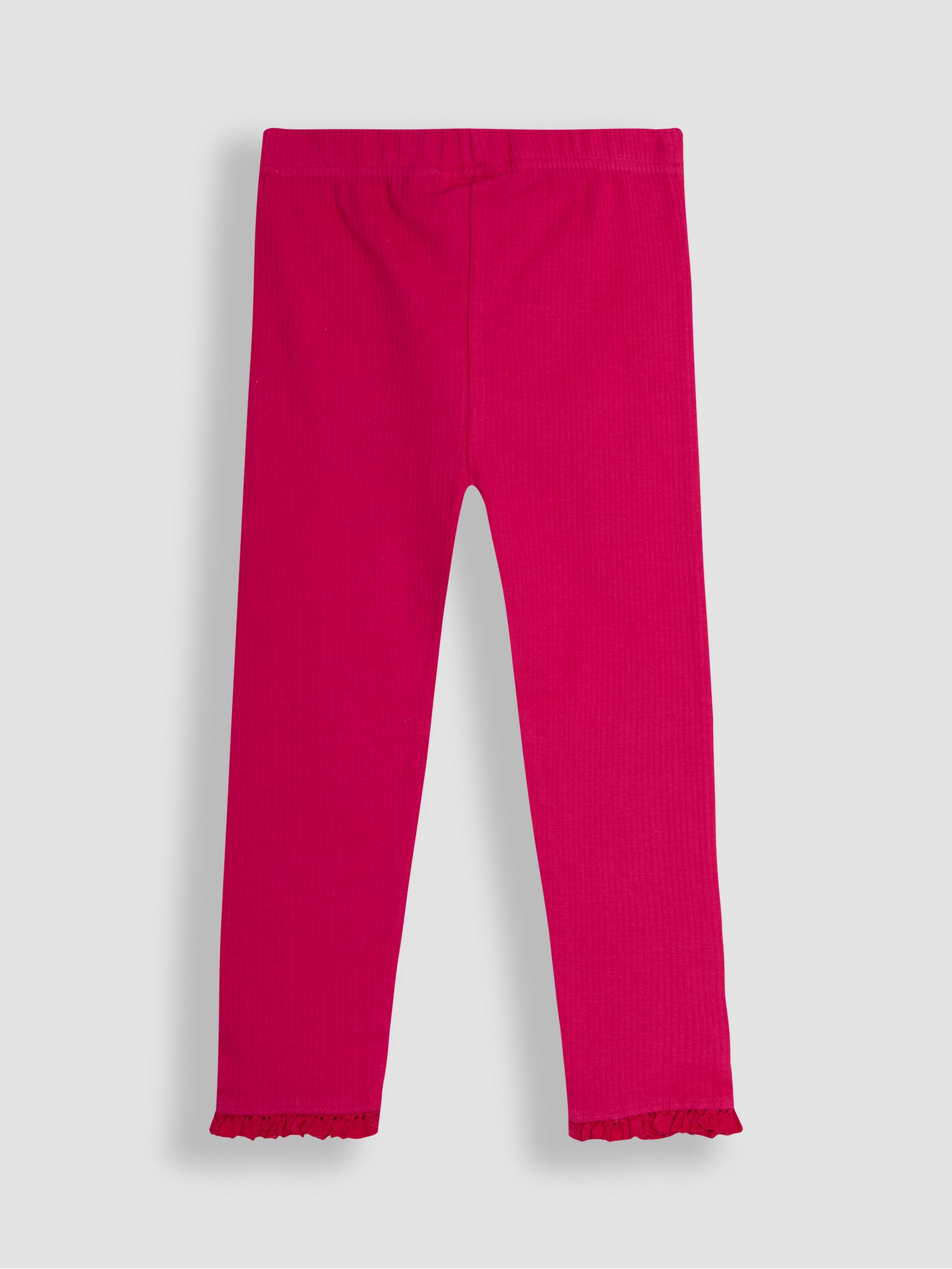 Fuchsia Pink 2-Pack Rib Leggings - Image 3 of 4