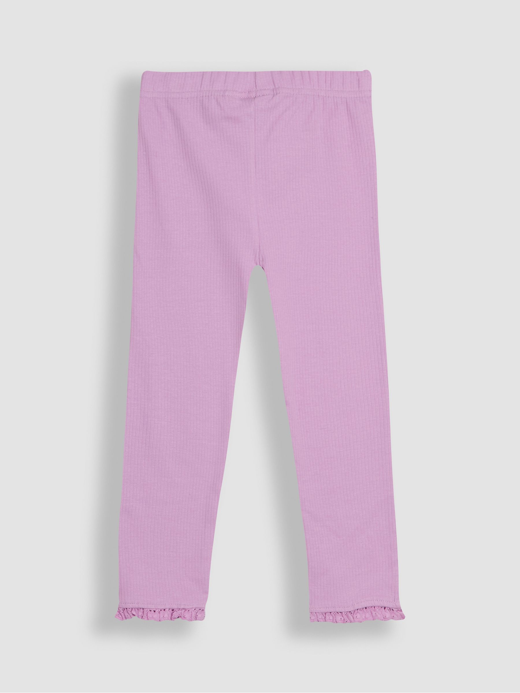 Fuchsia Pink 2-Pack Rib Leggings - Image 4 of 4