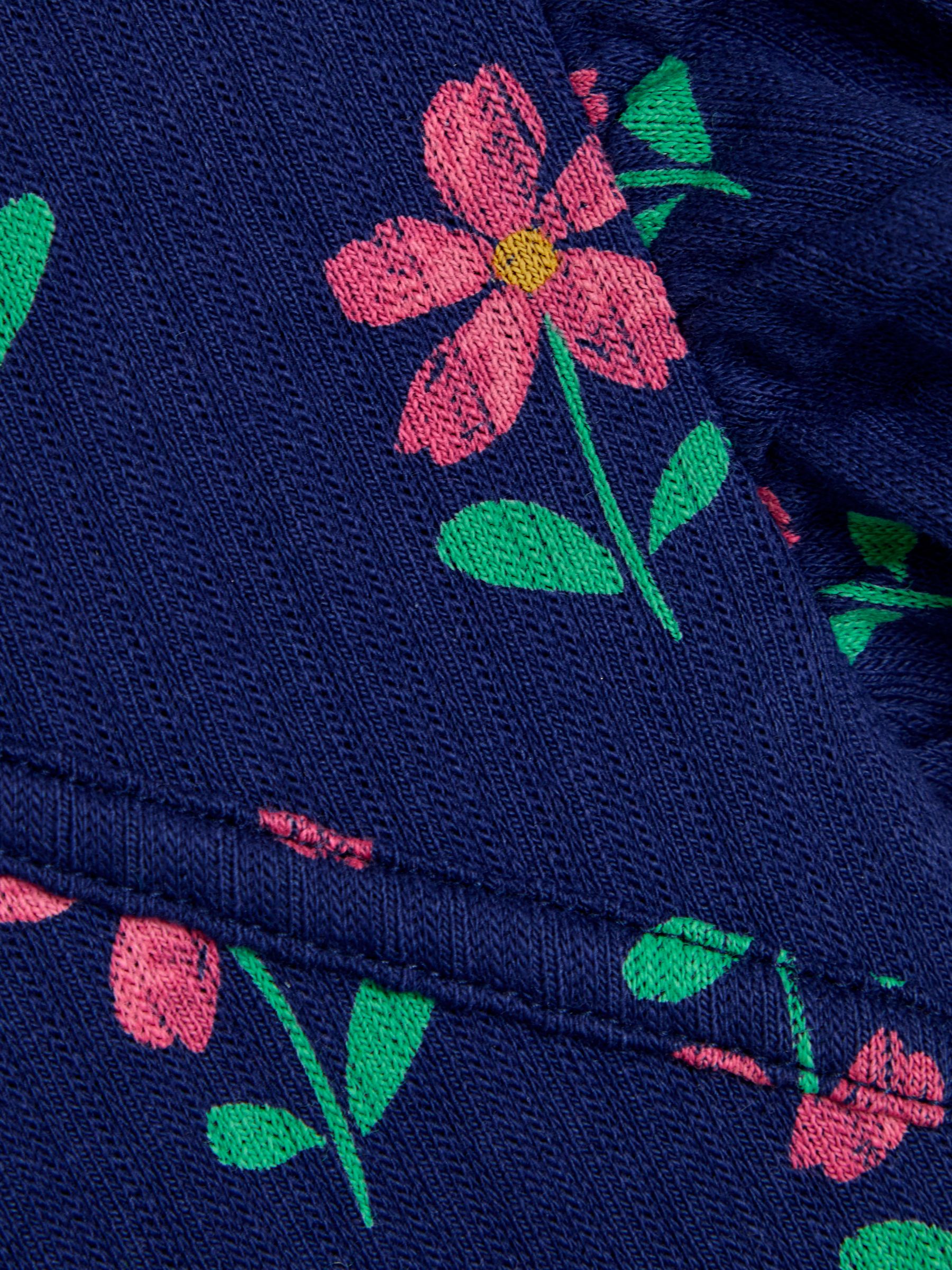 Cornflower Blue Floral Print Wrap Dress - Image 3 of 3