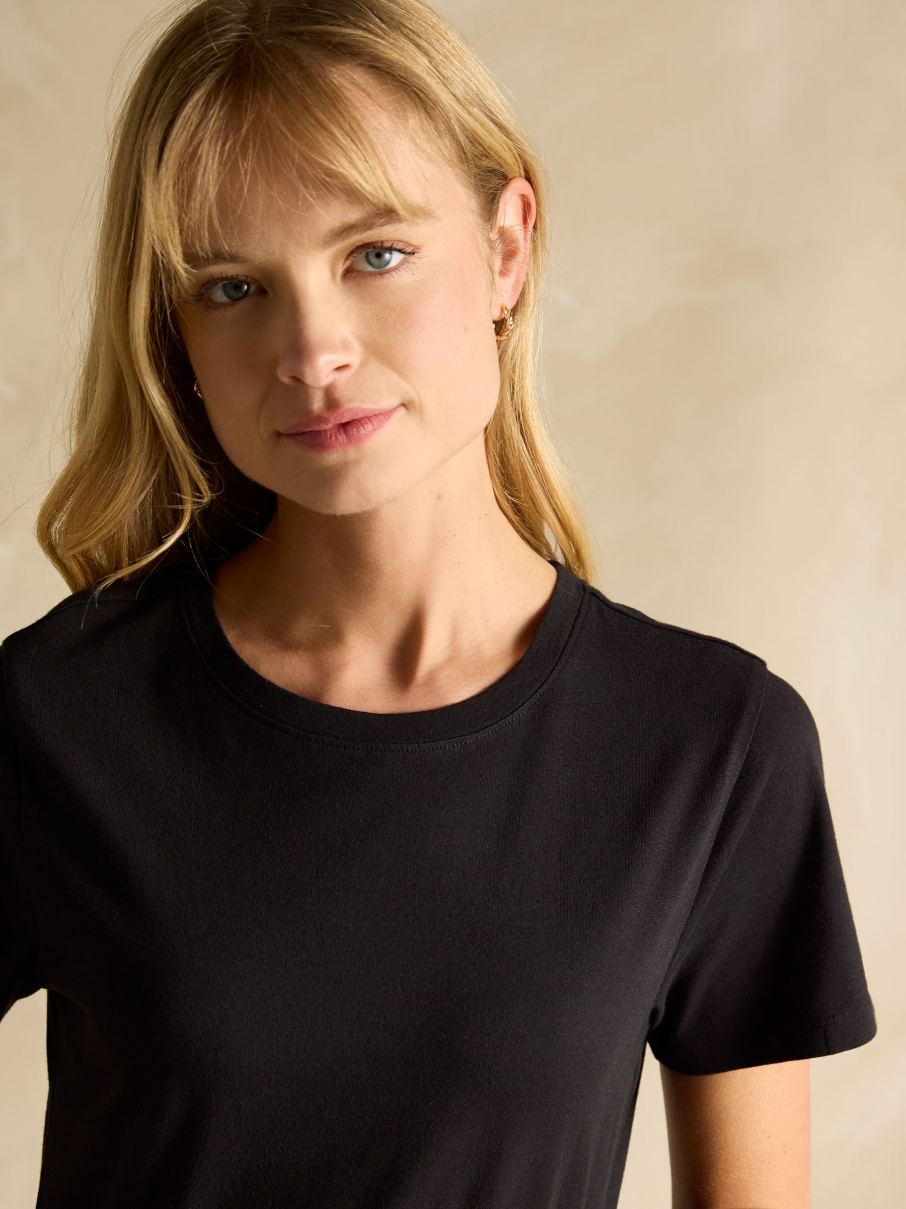 Reid Black Cotton Broderie Dress - Image 4 of 7