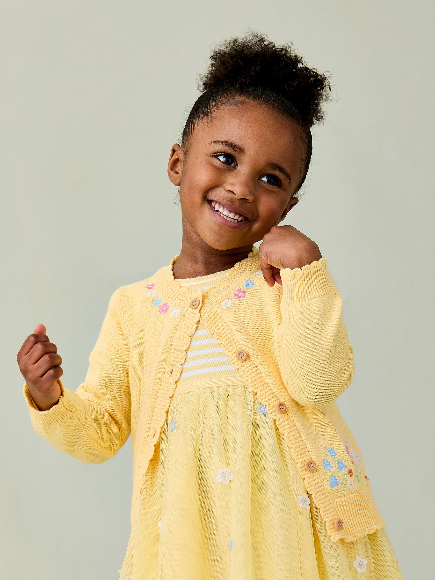 Yellow Duck Embroidered Character Cardigan - Image 1 of 8