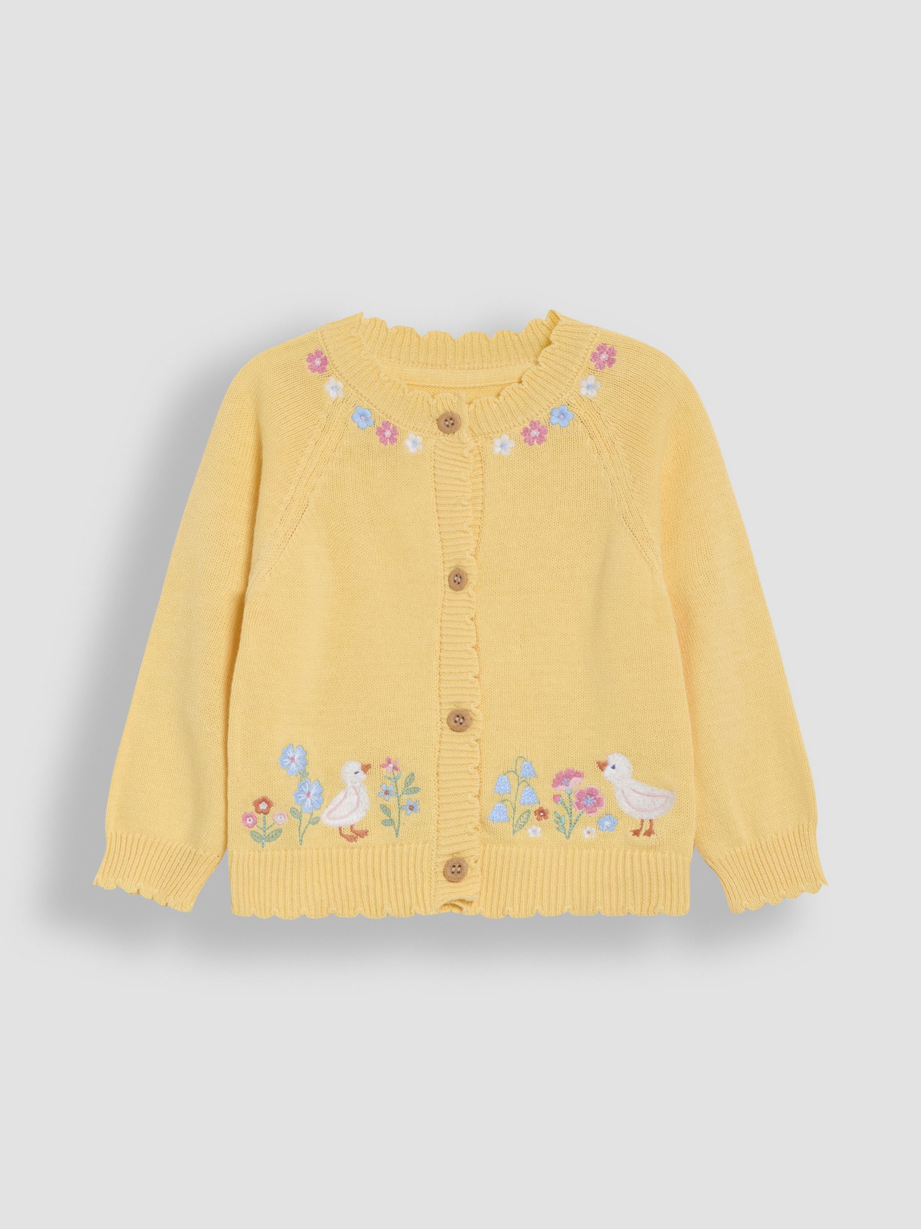 Yellow Duck Embroidered Character Cardigan - Image 6 of 8