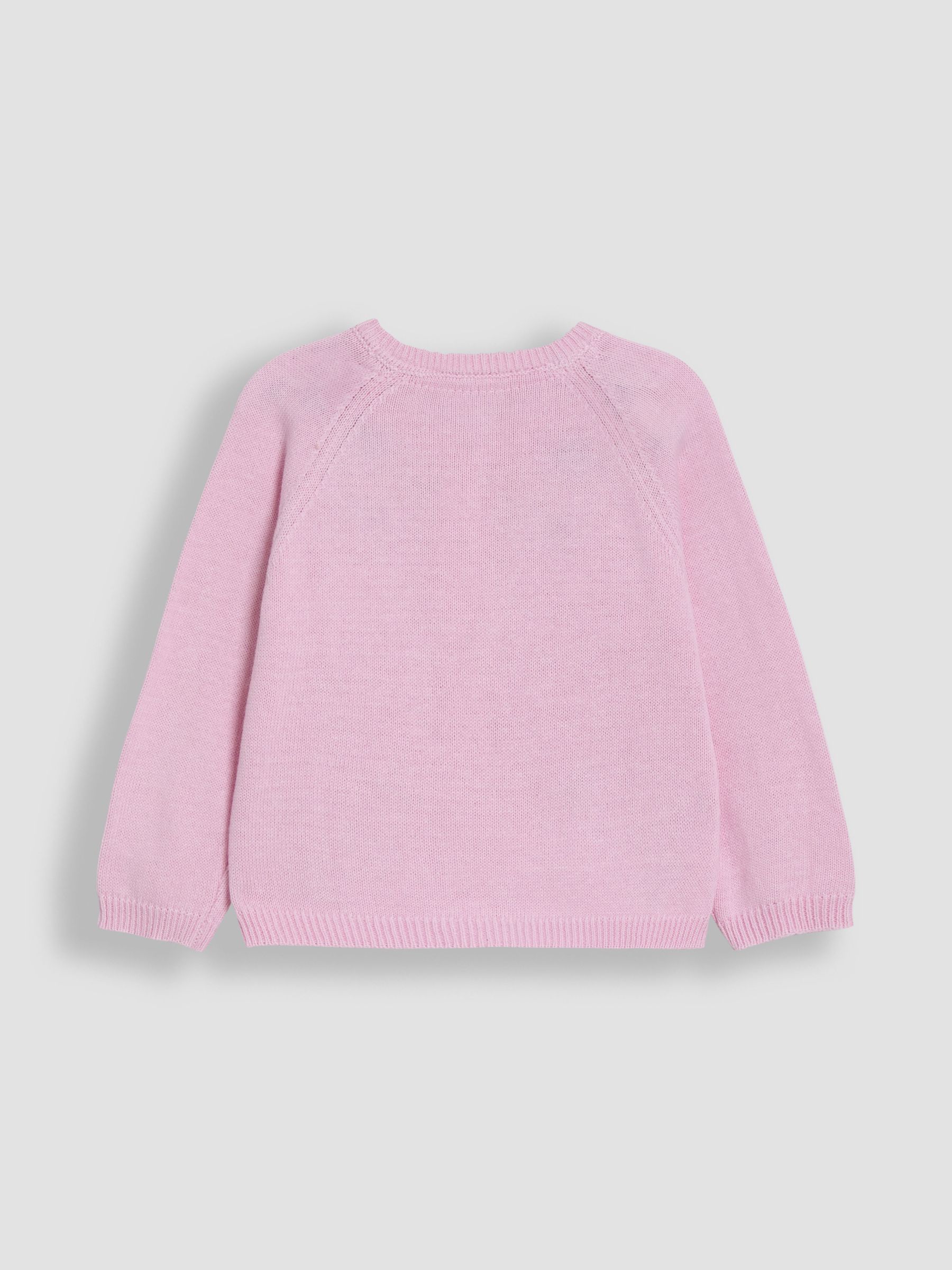 Pink Duck Applique Pockets Character Cardigan - Image 2 of 3