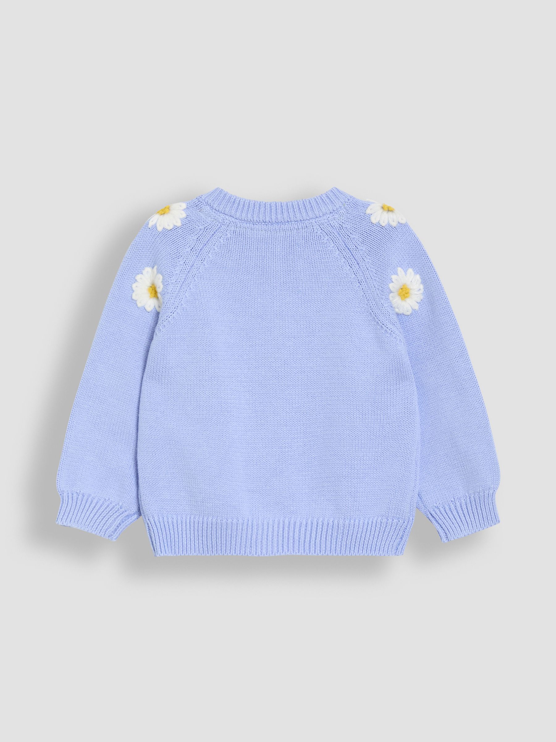 Blue Daisy Embroidered Cardigan - Image 2 of 3