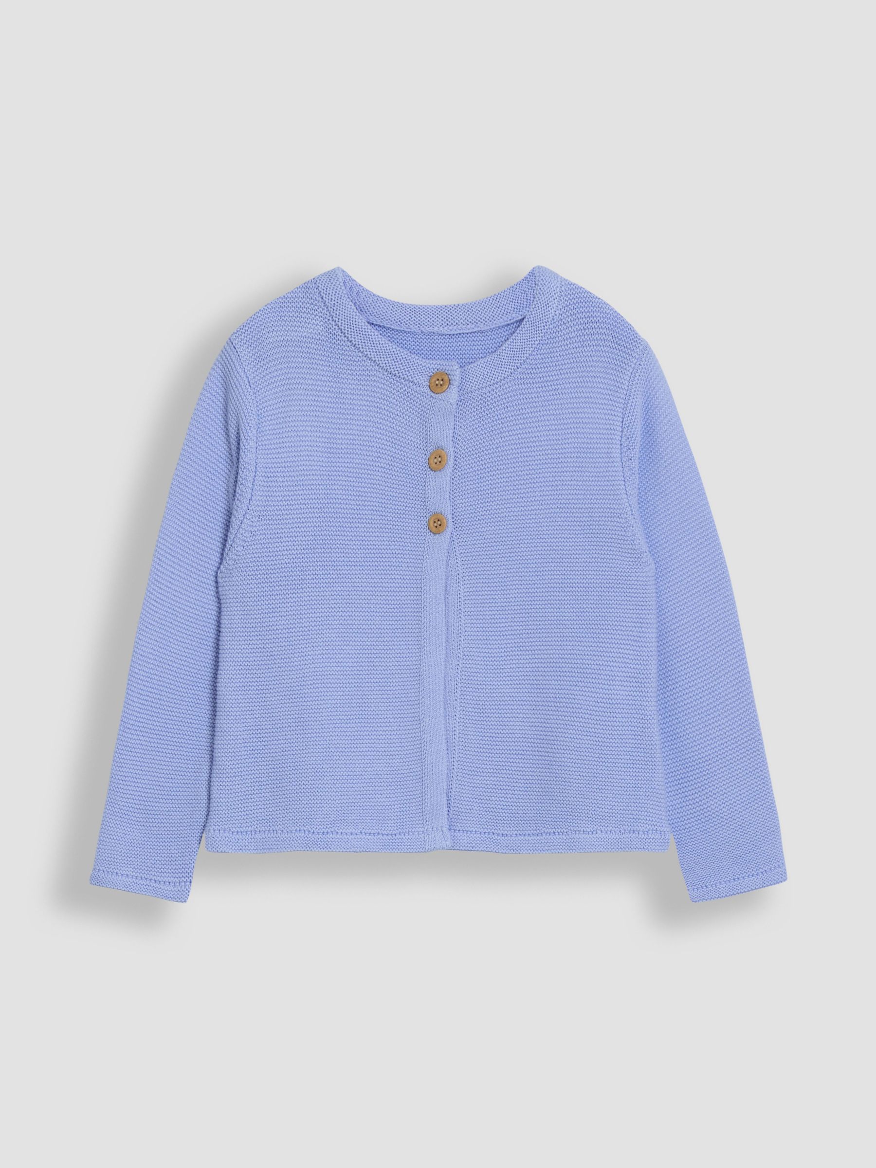 Blue Classic 100% Cotton Cardigan - Image 1 of 3