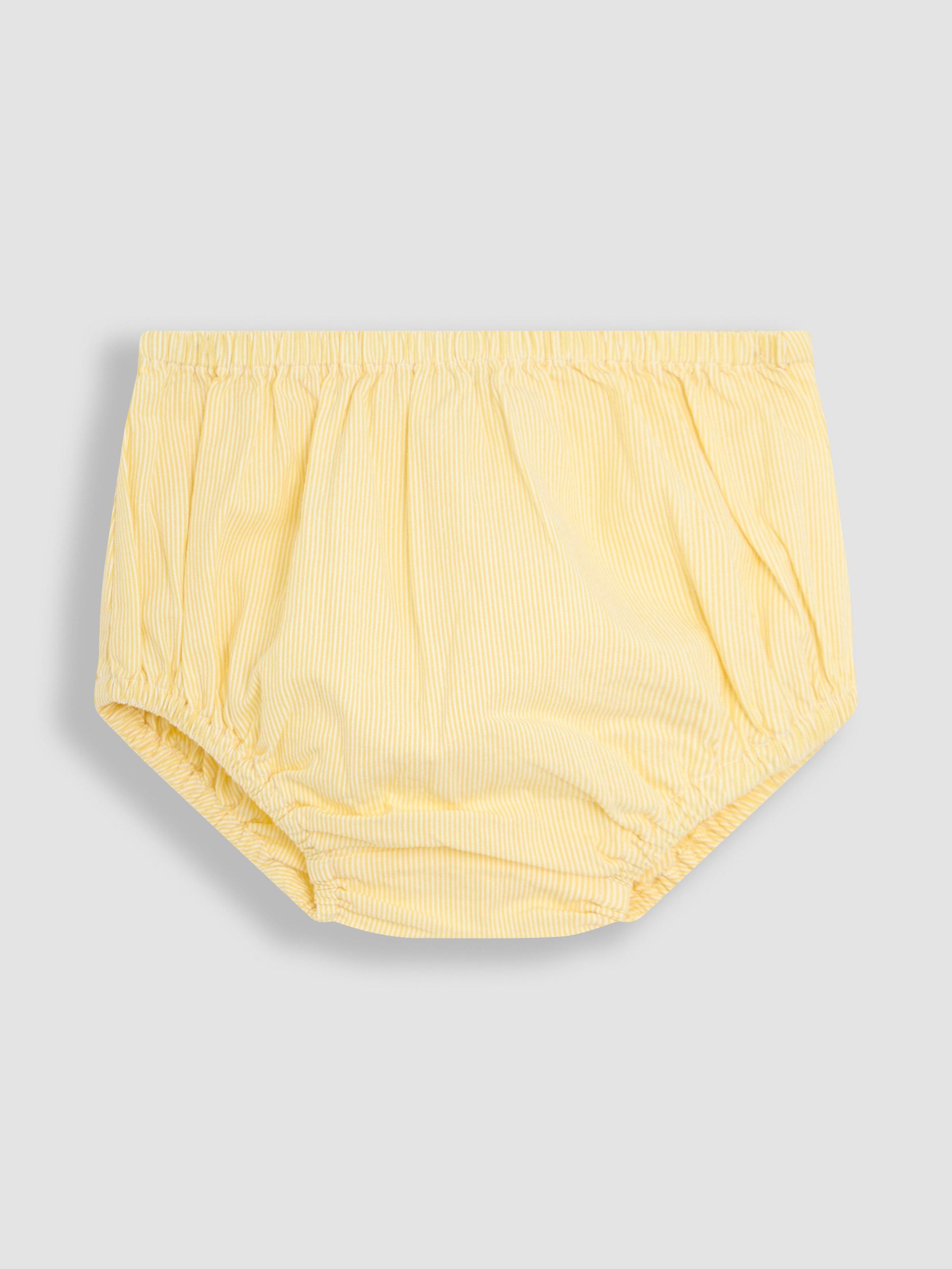 Yellow Sailor Stripe Party 100% Cotton Dress - Image 5 of 6