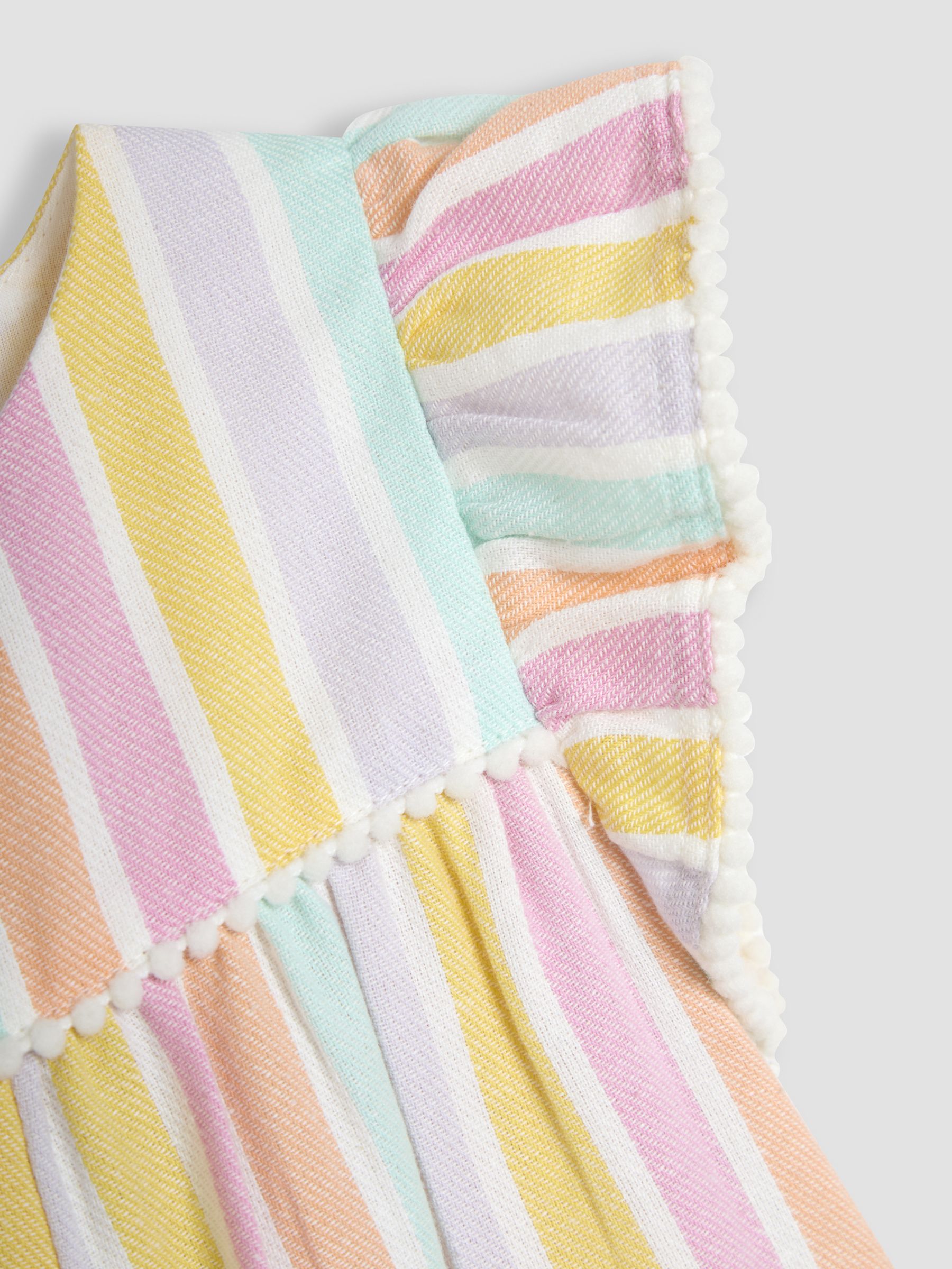 Rainbow Stripe Frill Sleeve Playsuit - Image 3 of 3