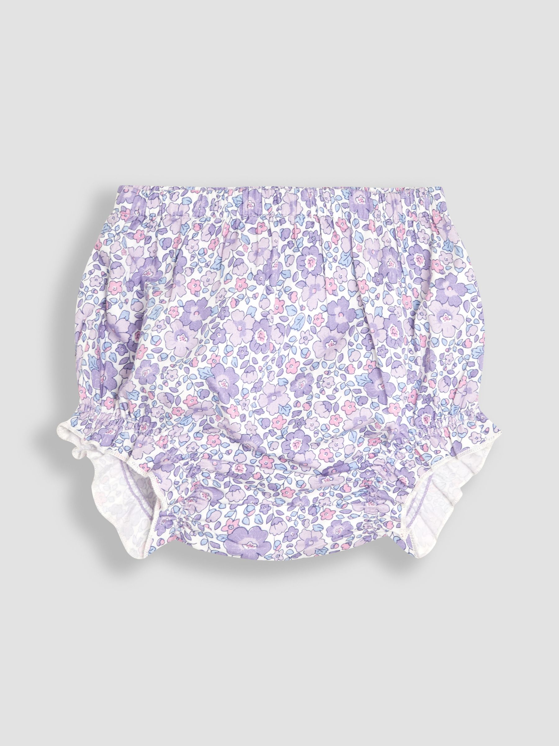 Lilac Purple Floral Broderie Collar Party Dress - Image 4 of 5