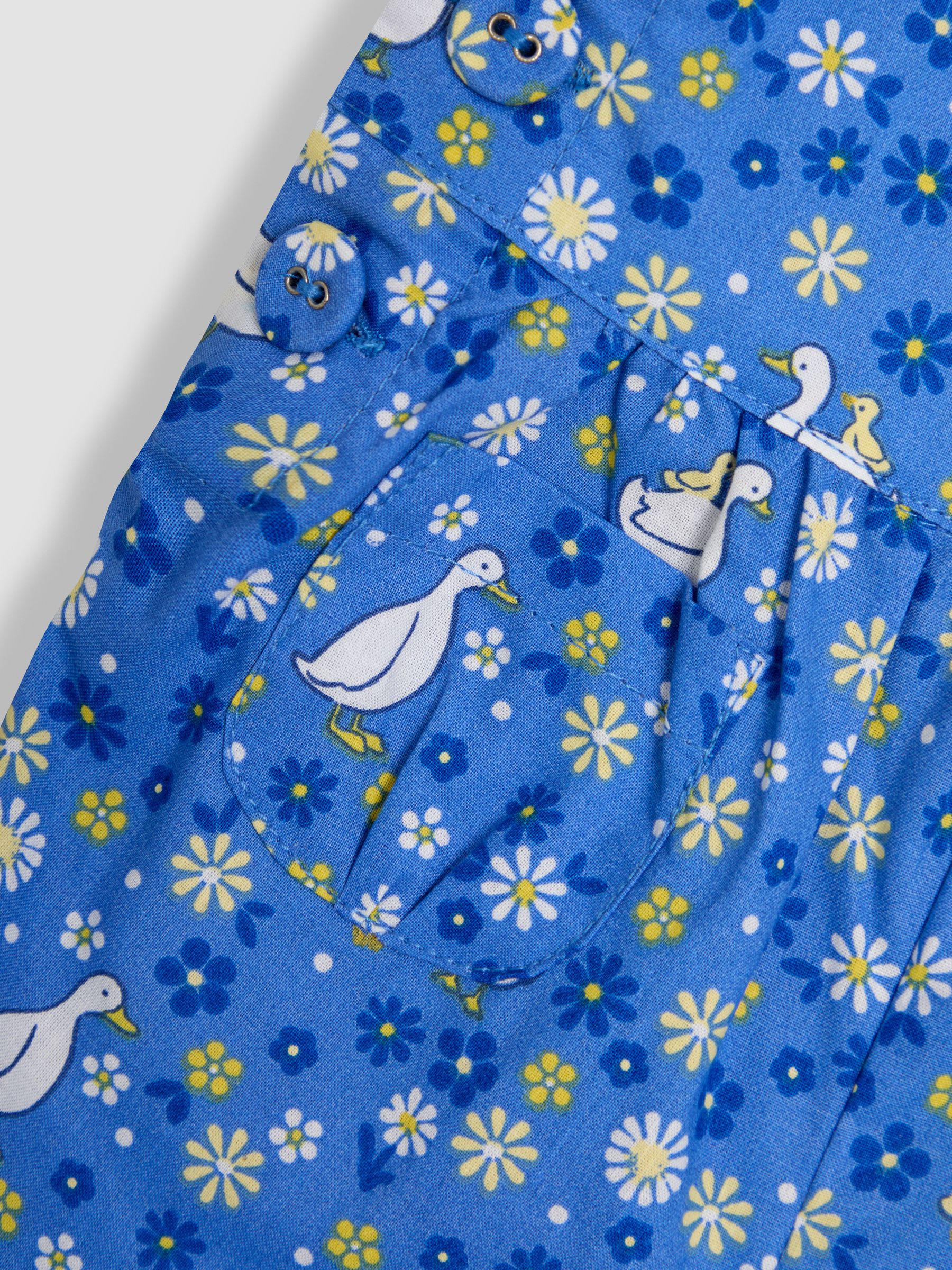 Blue Duck Floral Printed Dungarees - Image 5 of 5