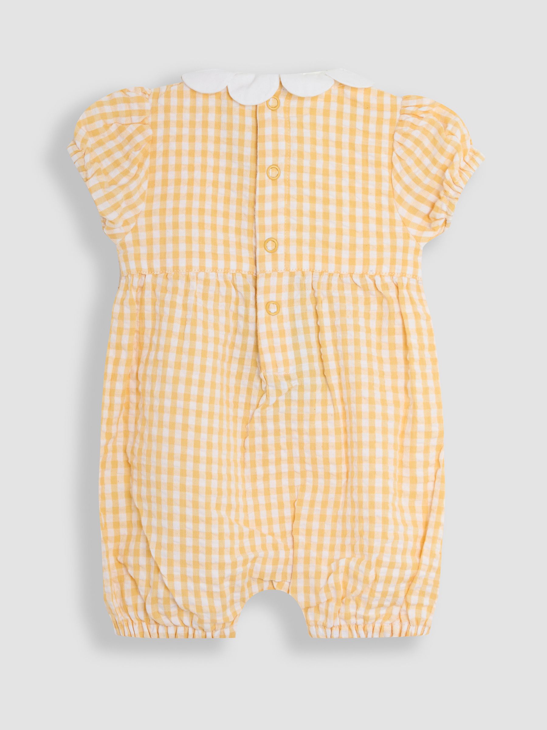 Yellow Duck Embroidered Smocked Pretty Romper - Image 4 of 5