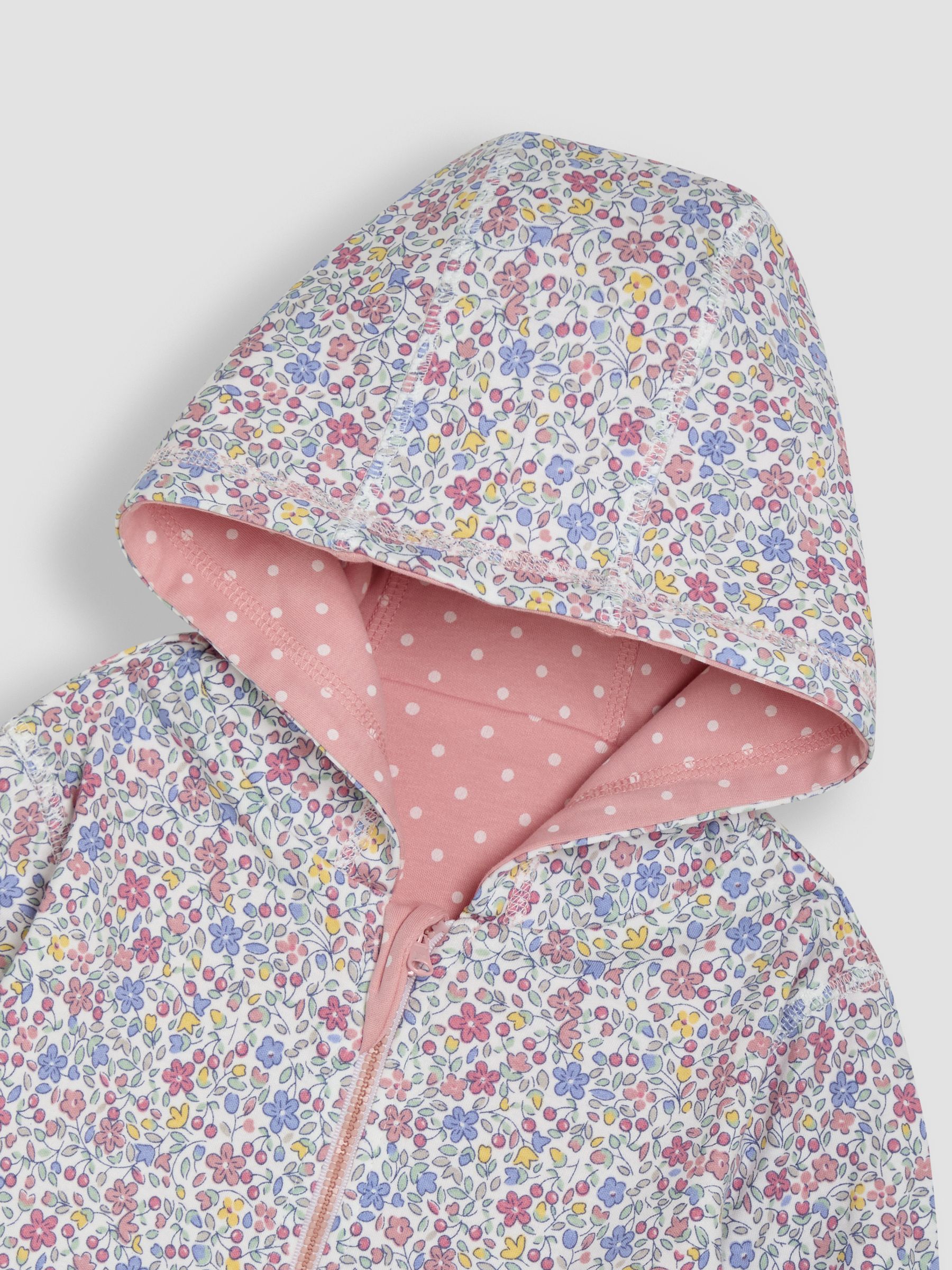 Pink Bunny Appliqué Reversible Hoodie - Image 7 of 7