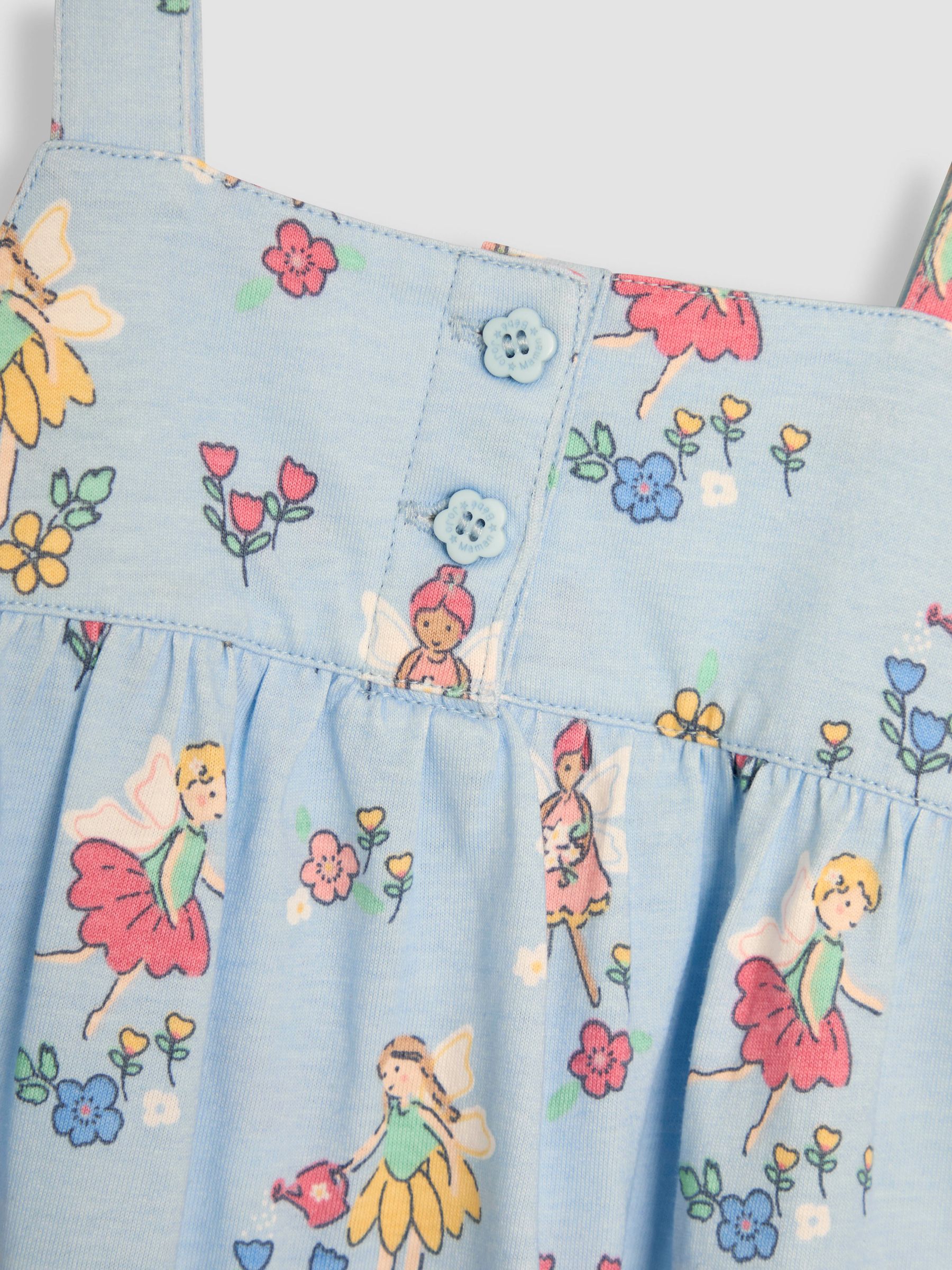 Blue Fairy Button Front Jumpsuit - Image 2 of 3