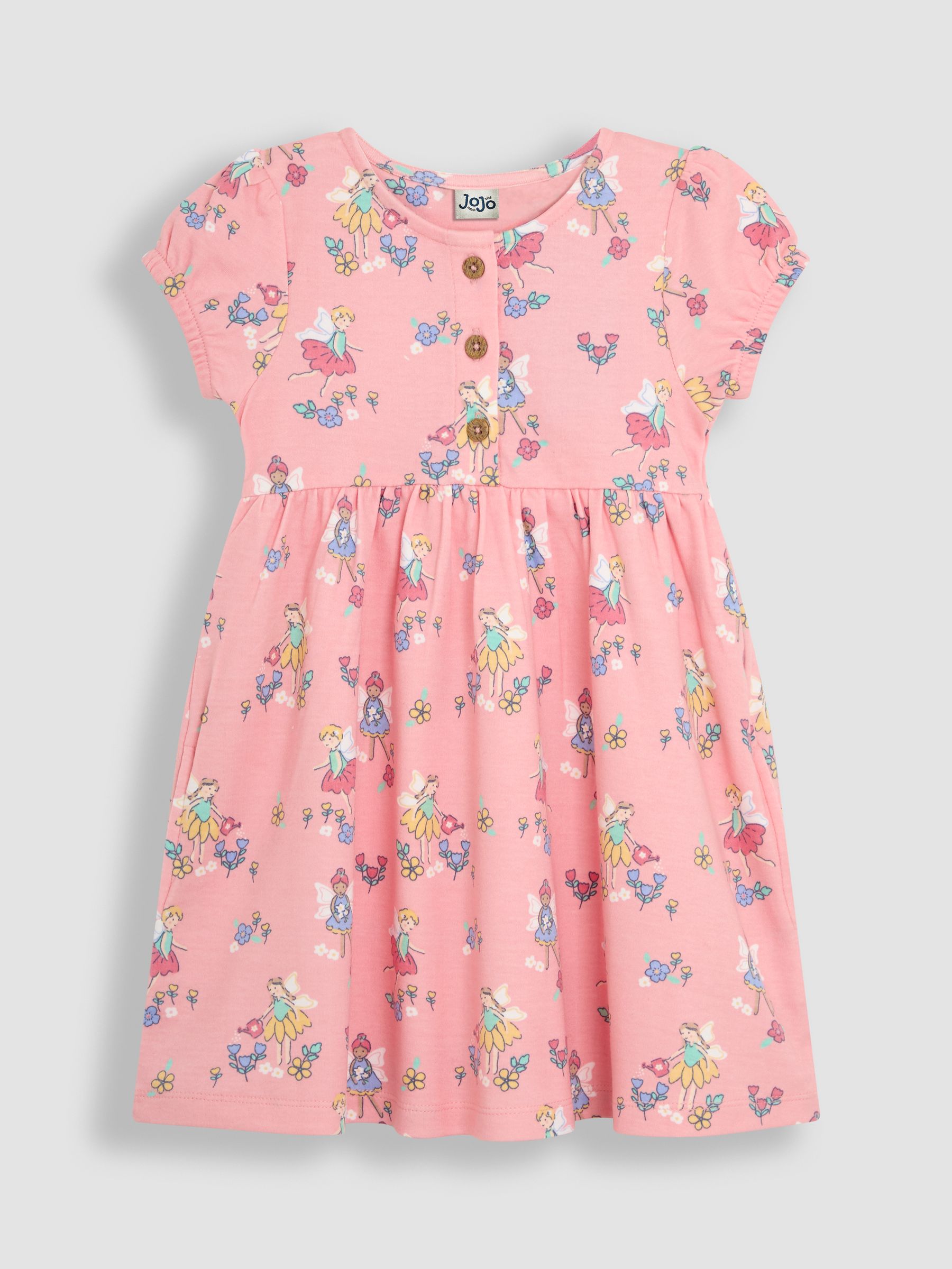Pink Fairy Button Front Dress - Image 1 of 4