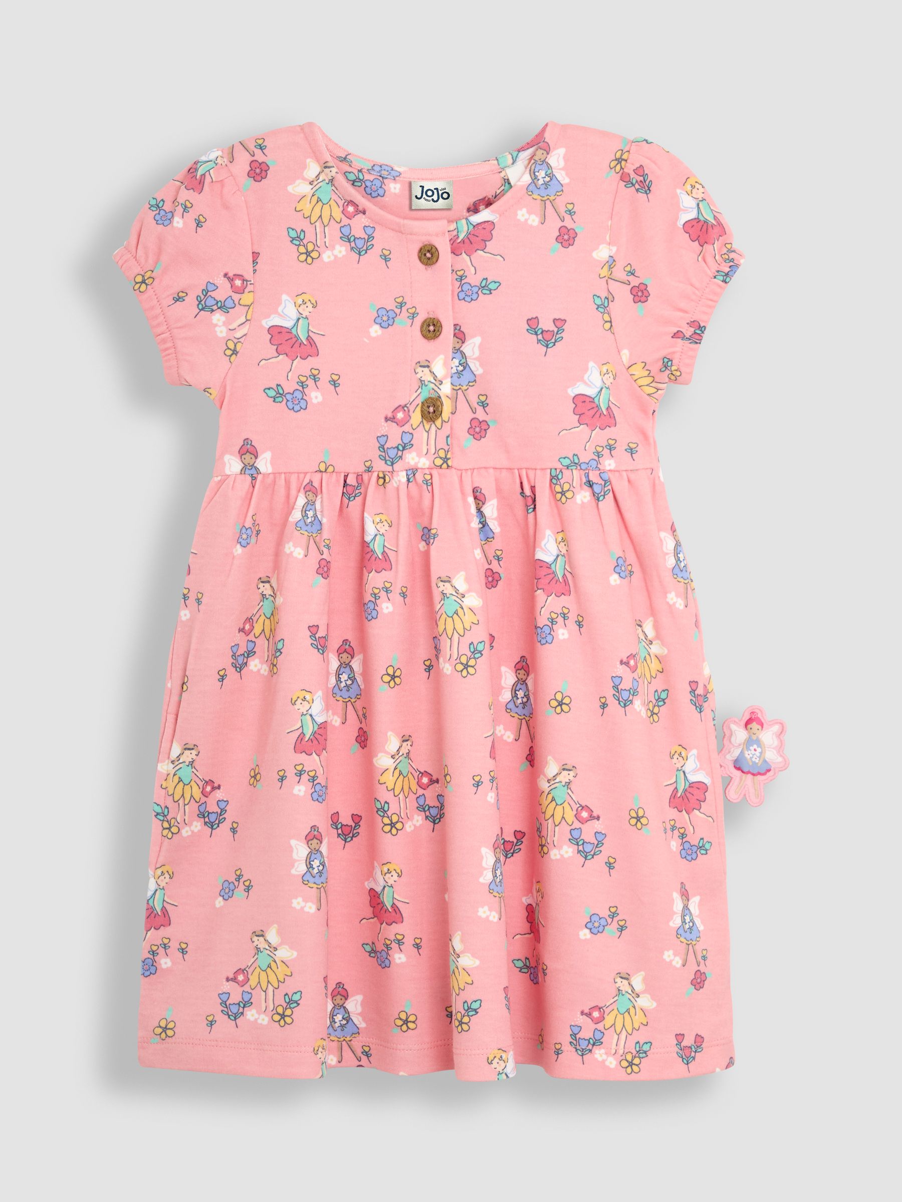Pink Fairy Button Front Dress - Image 2 of 4