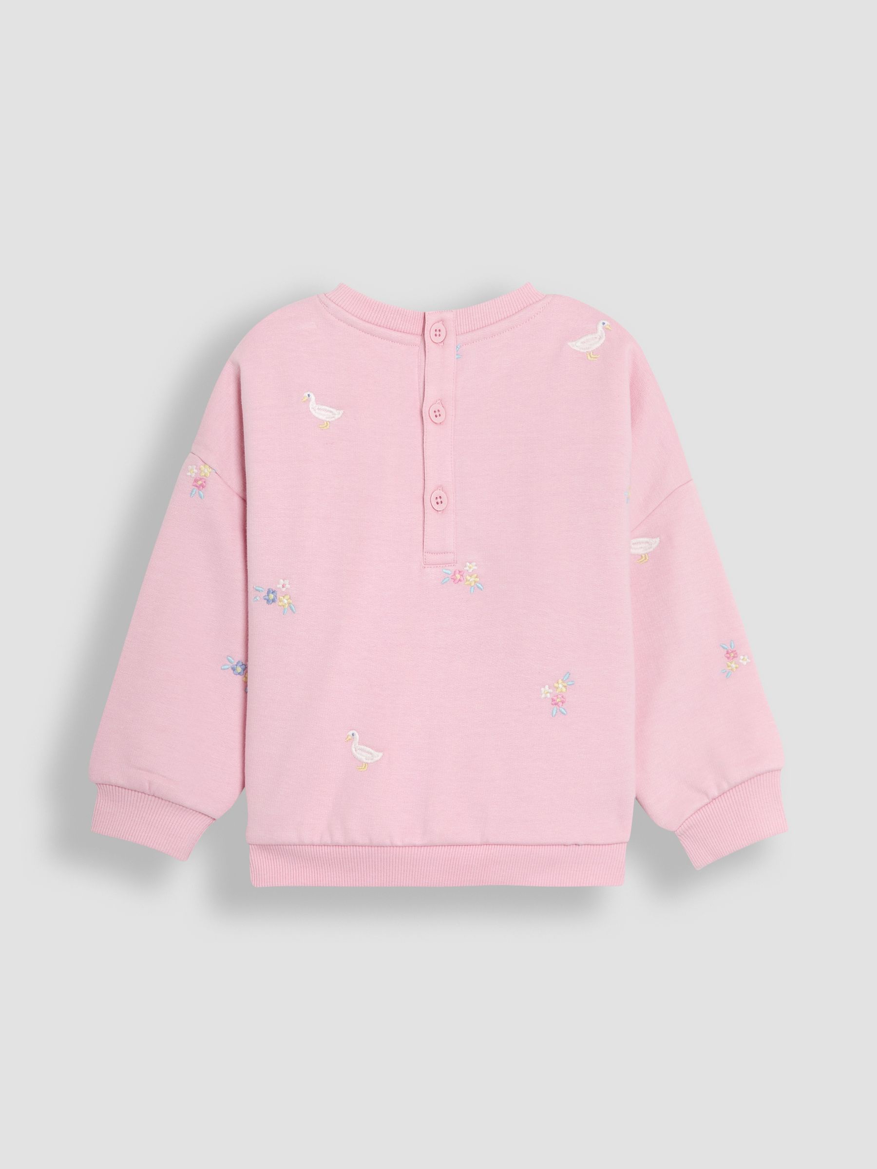 Pink Duck Embroidered Crew Neck Sweatshirt - Image 2 of 3