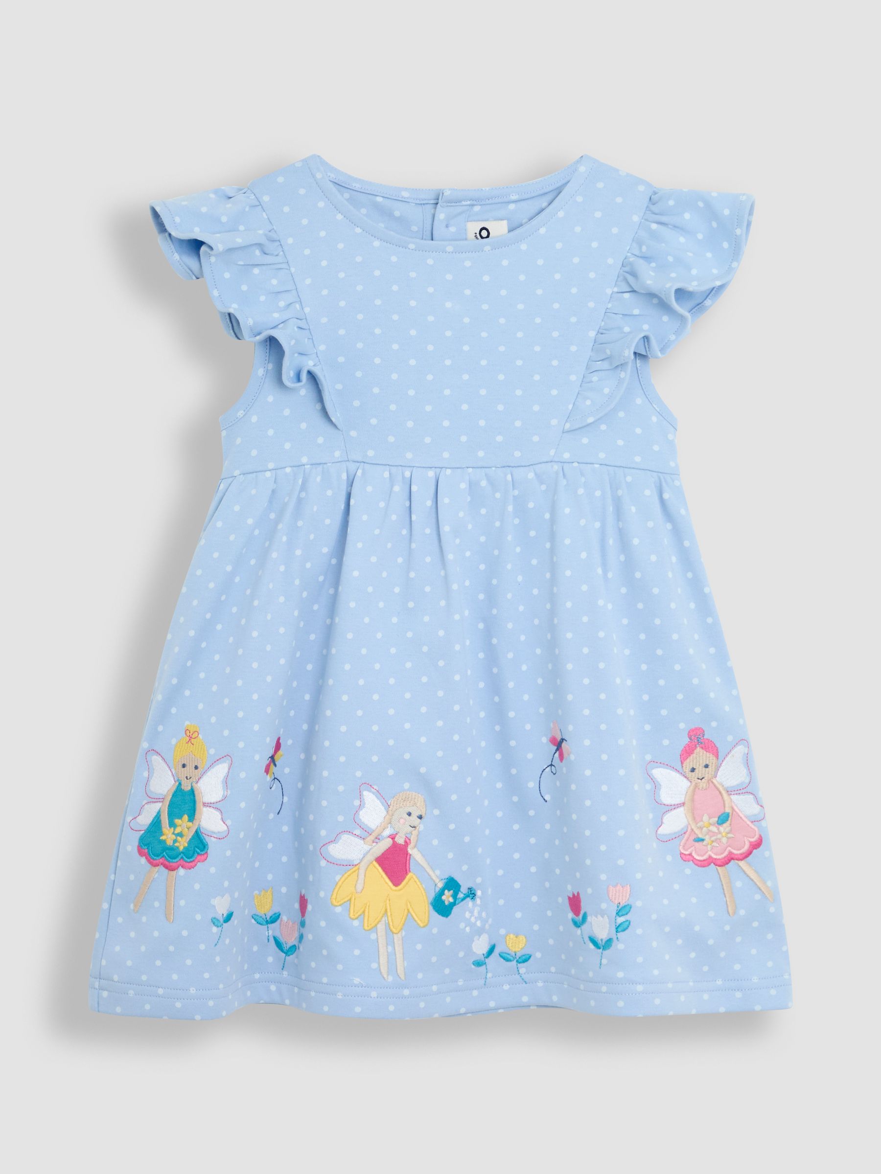 Blue Fairy Appliqu Summer Dress | JoJo Maman Bb USA