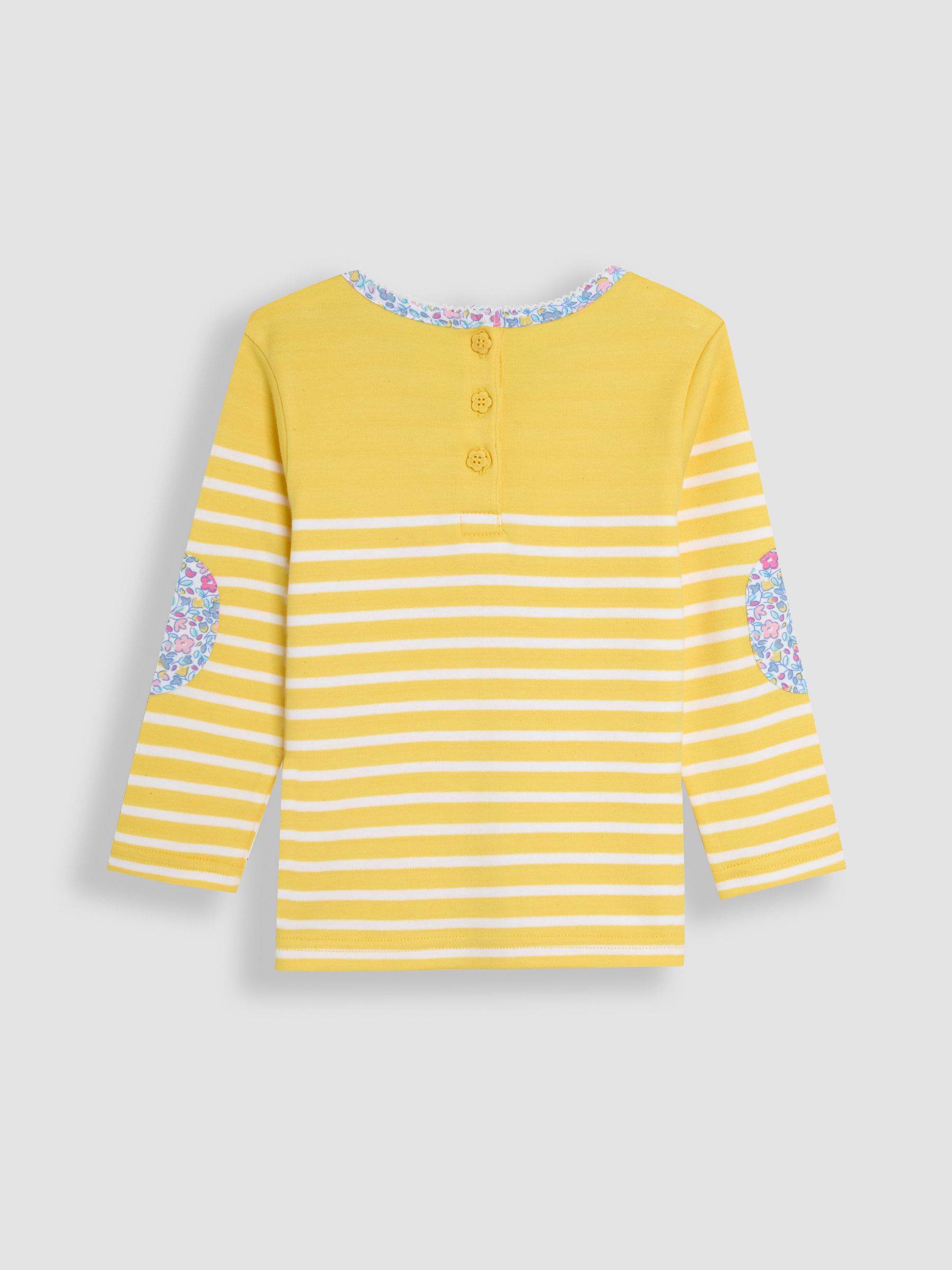 Yellow Duck Appliqué Pocket Breton Top - Image 2 of 3