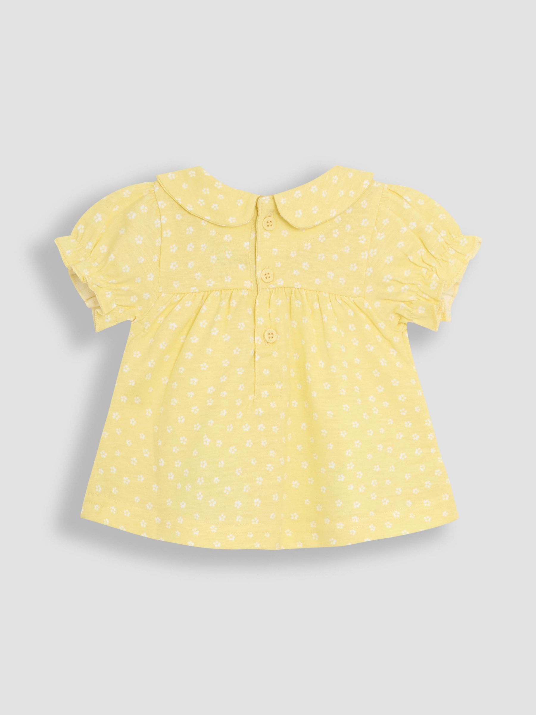 Yellow Duck Appliqué Collared Blouse & Leggings Set 2 Piece - Image 2 of 3