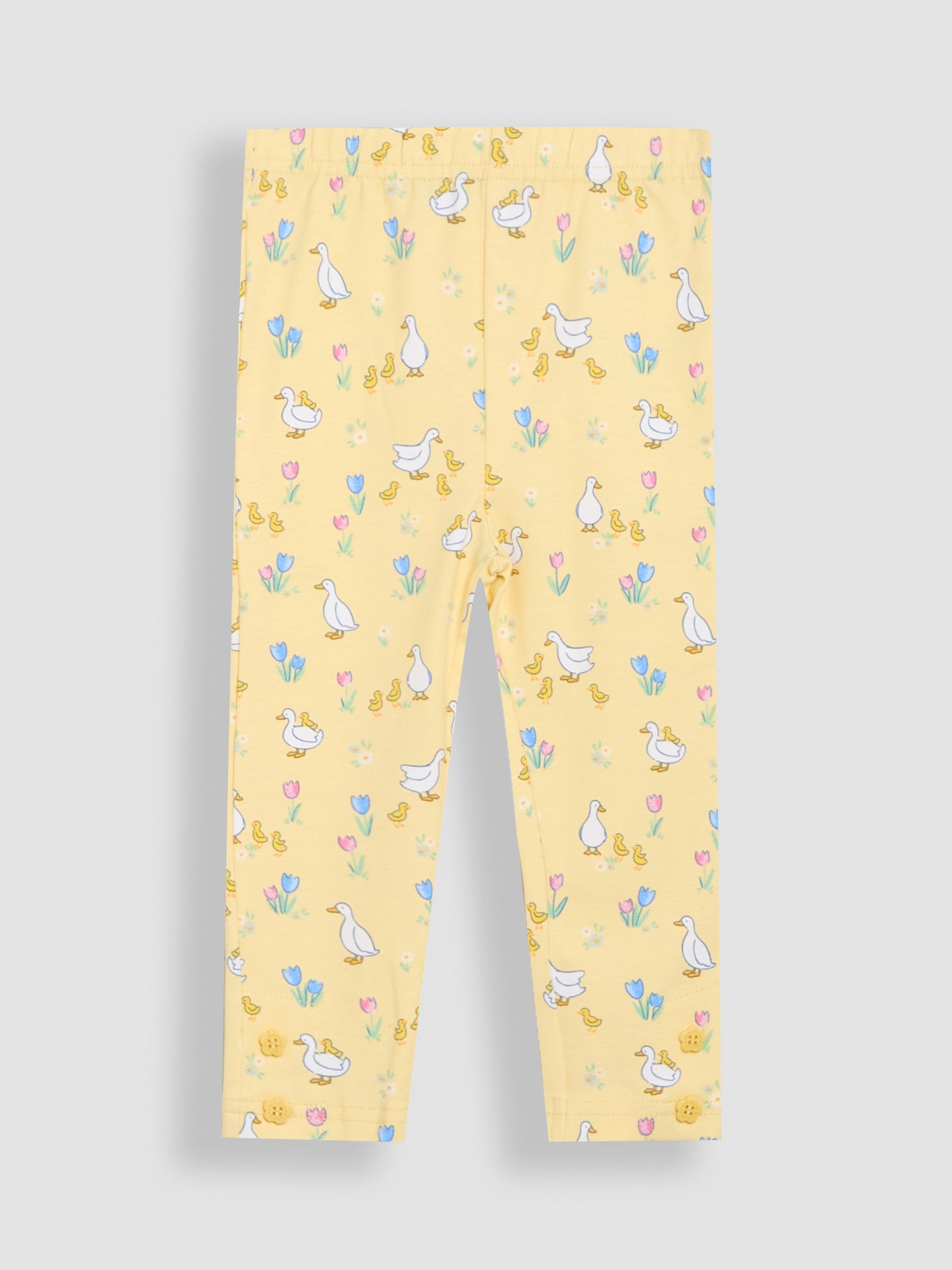 Yellow Duck Floral Print Leggings 2 Pack - Image 2 of 5