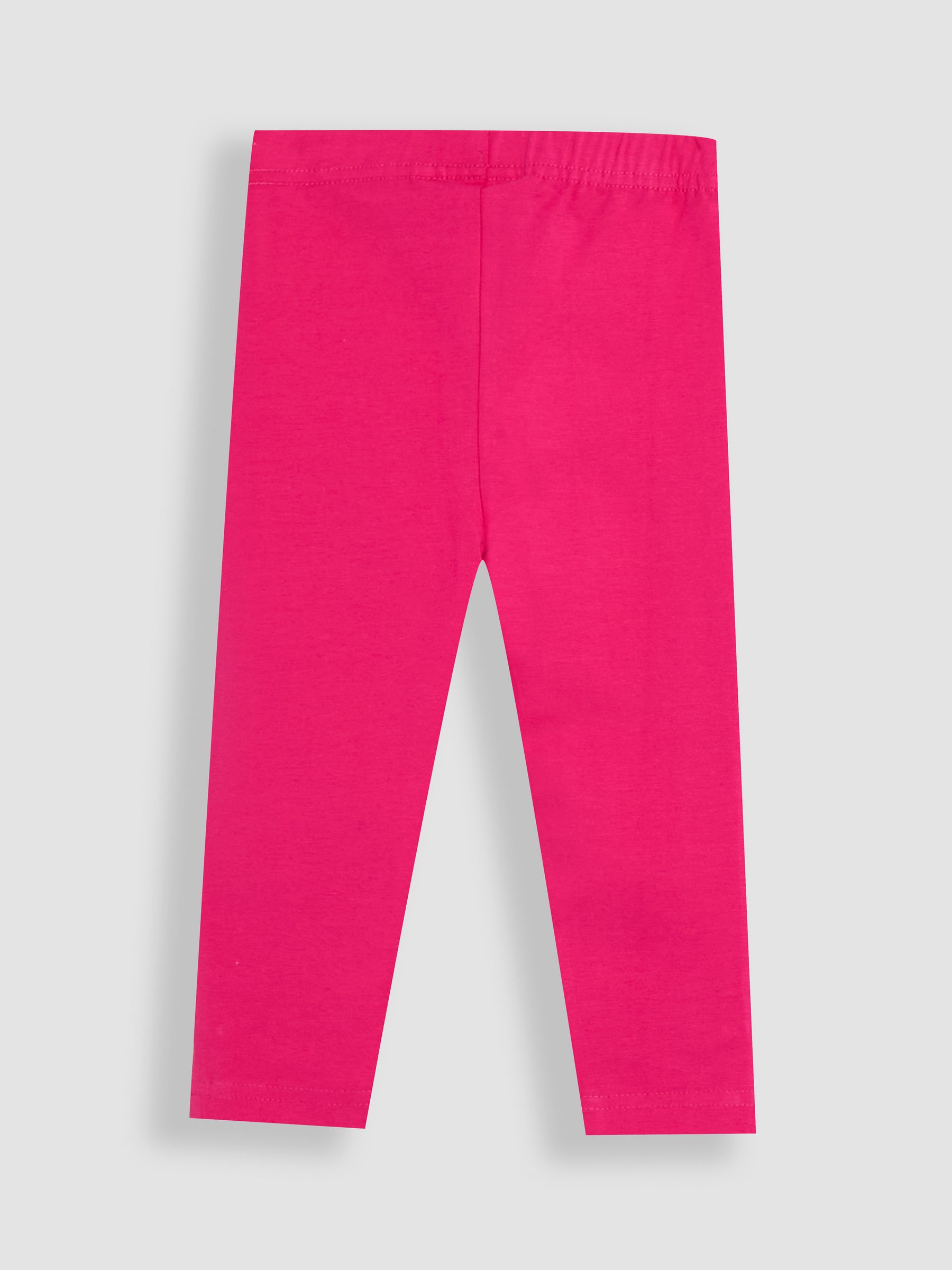 Fuchsia Pink Ditsy Floral Leggings 2 Pack - Image 3 of 5