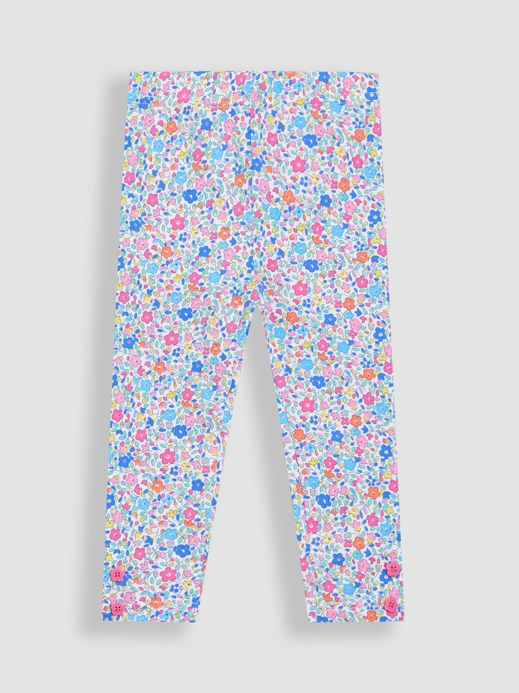 Fuchsia Pink Ditsy Floral Leggings 2 Pack - Image 4 of 5