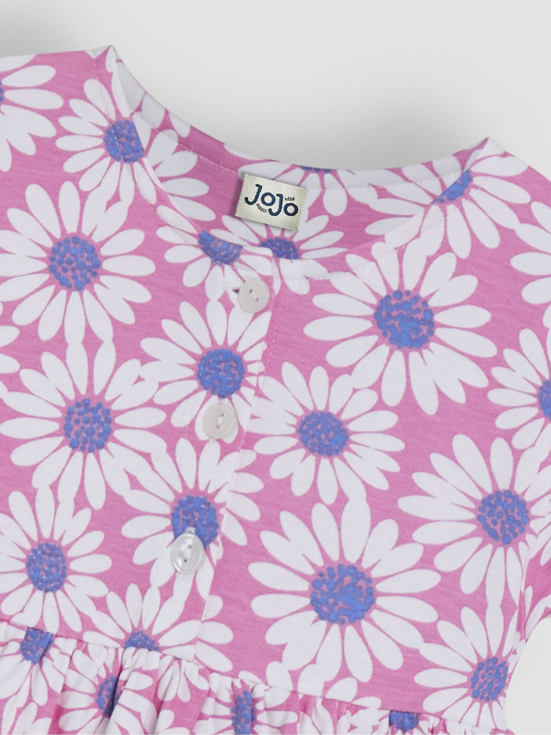 Pink Daisy Button Front Dress - Image 3 of 3