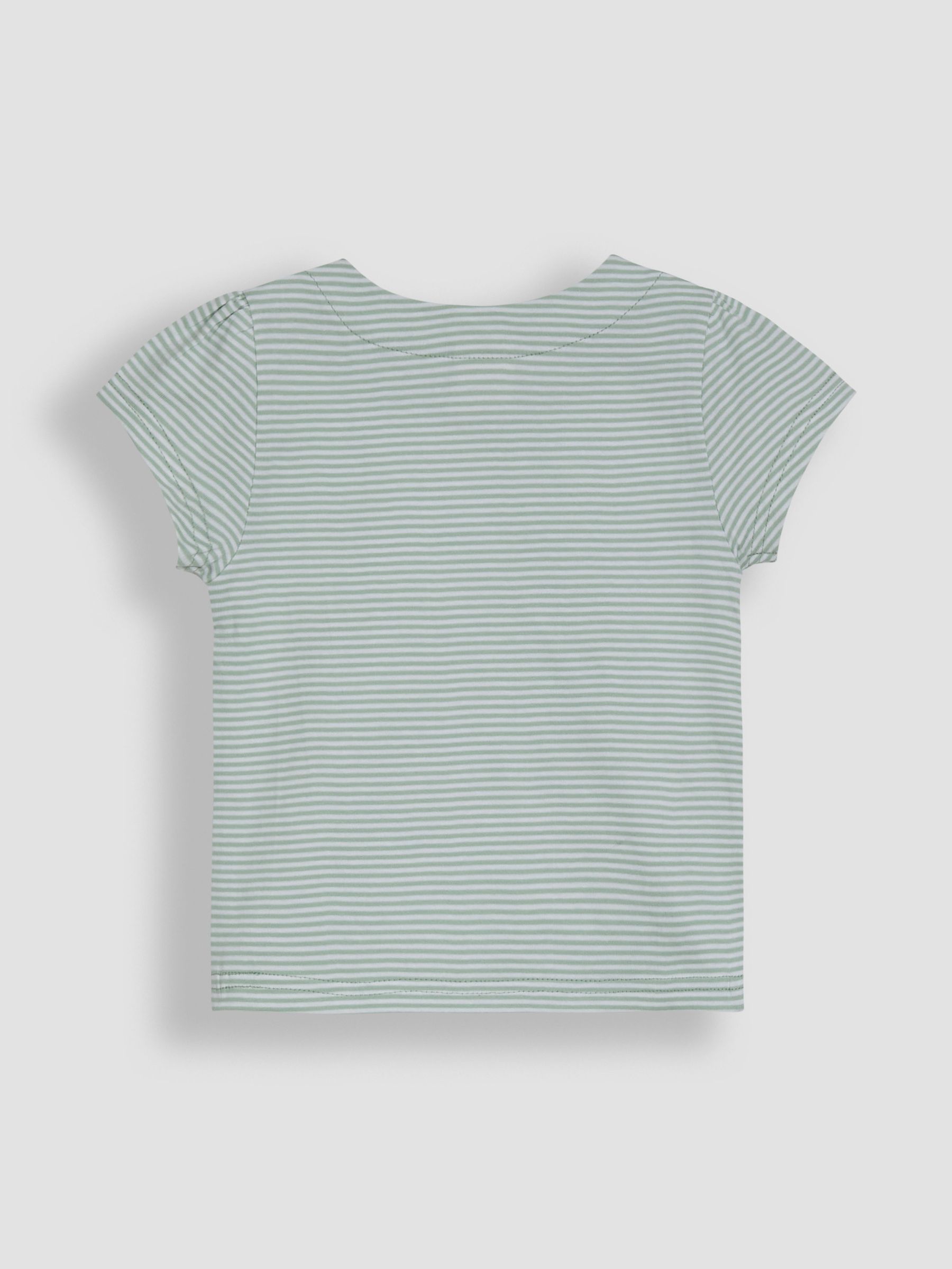 Green Mouse Print Appliqué 100% Cotton T-Shirt - Image 2 of 3
